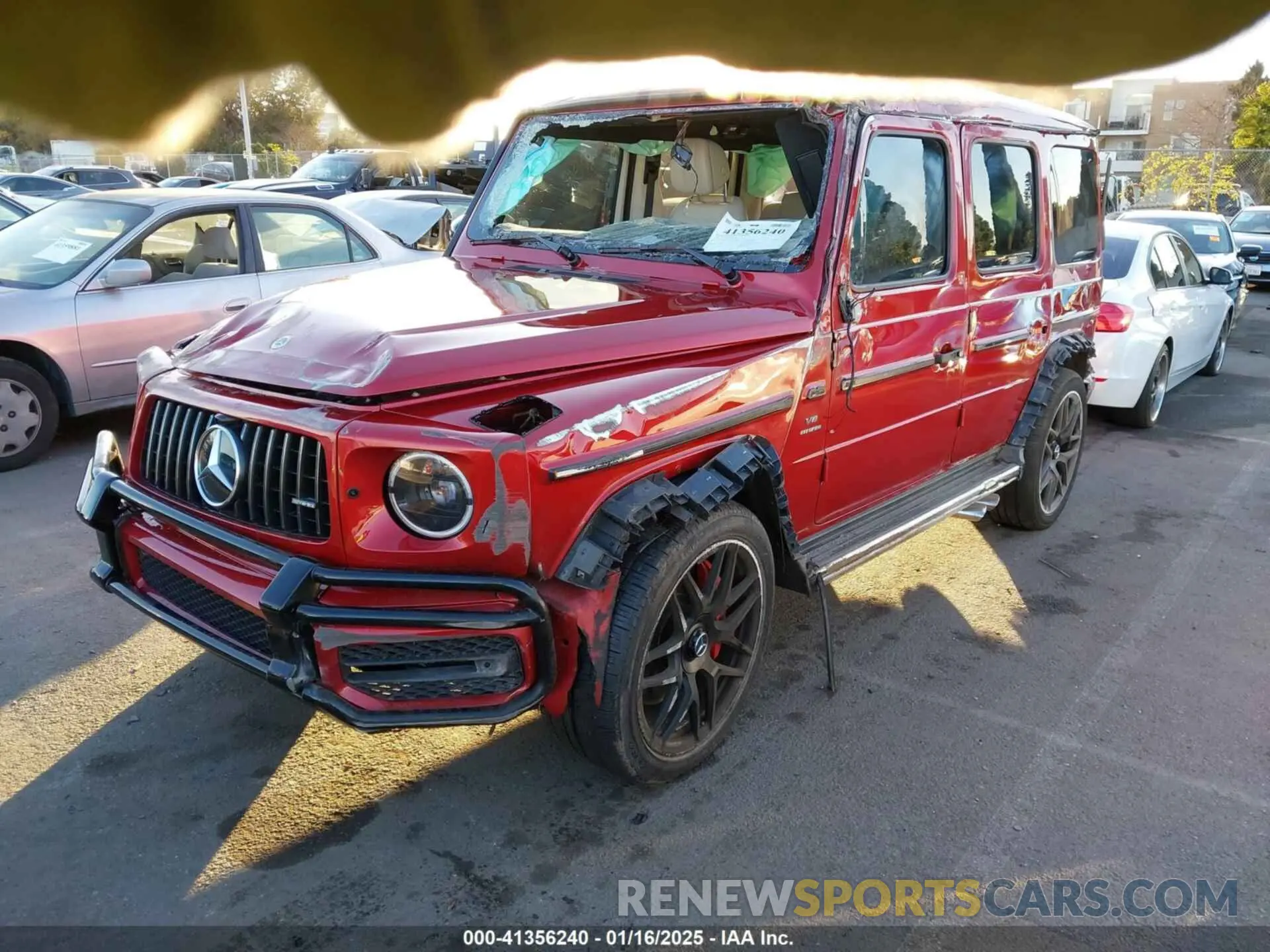 2 fotografías del automóvil dañado W1NYC7HJ1NX440106 MERCEDES-BENZ AMG G 63 2022