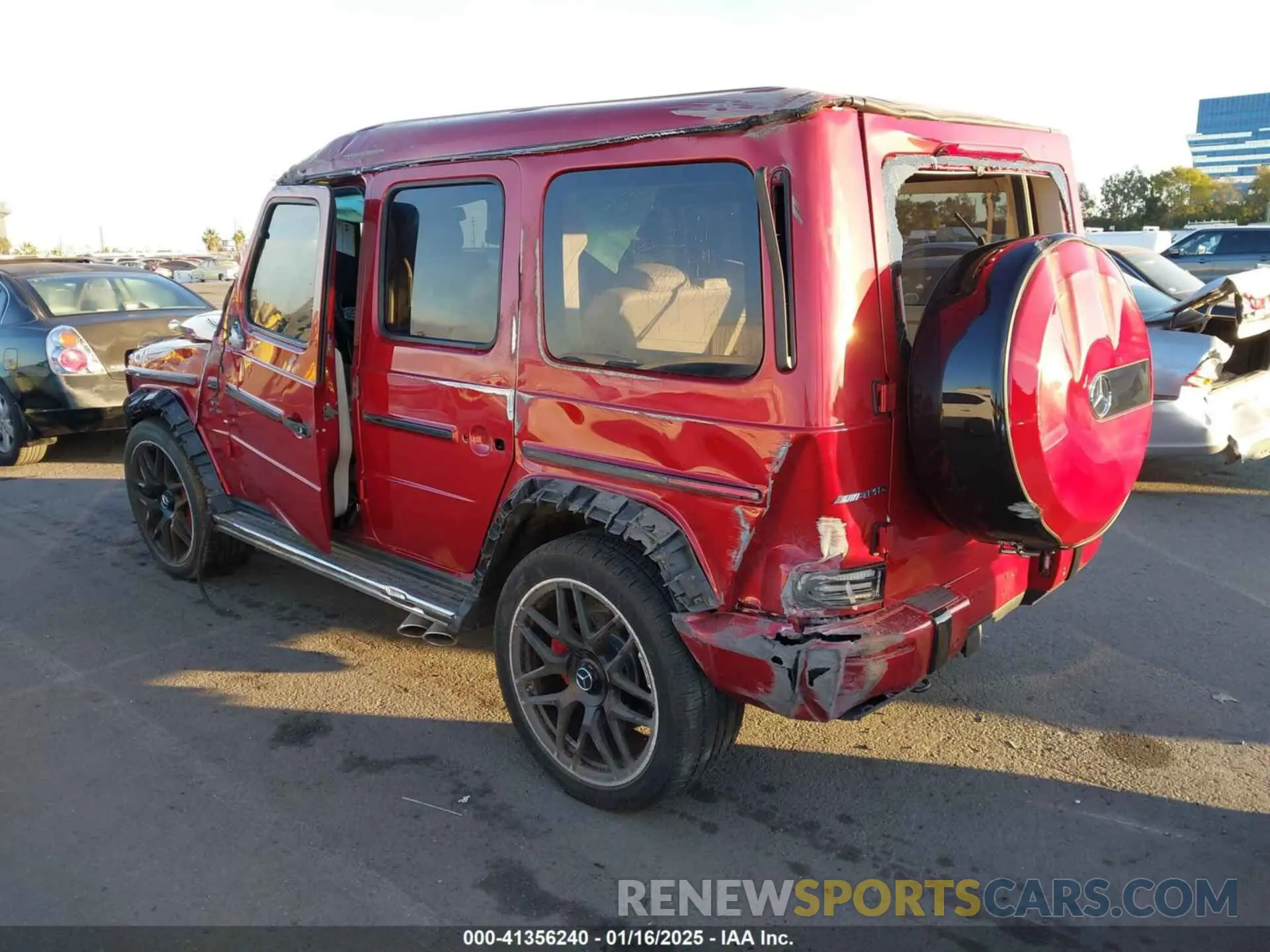 3 fotografías del automóvil dañado W1NYC7HJ1NX440106 MERCEDES-BENZ AMG G 63 2022