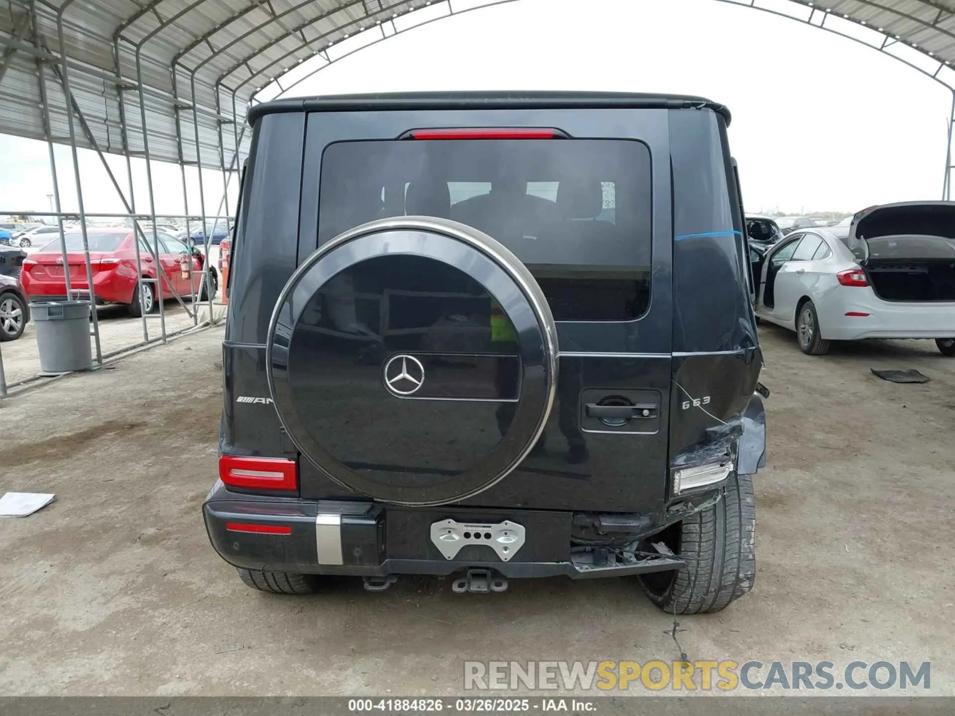 16 fotografías del automóvil dañado W1NYC7HJXNX439410 MERCEDES-BENZ AMG G 63 2022