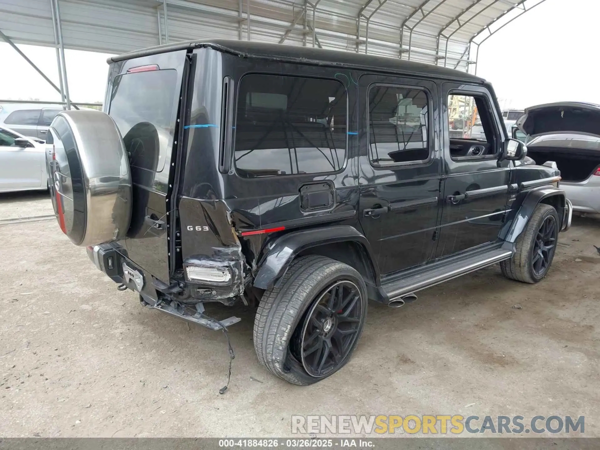4 fotografías del automóvil dañado W1NYC7HJXNX439410 MERCEDES-BENZ AMG G 63 2022