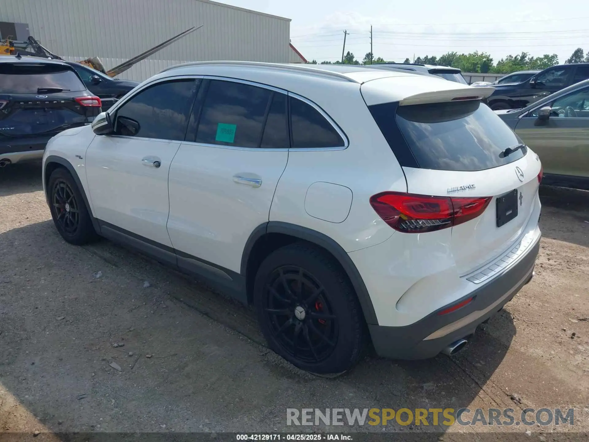 3 fotografías del automóvil dañado W1N4N5BB3MJ134251 MERCEDES-BENZ AMG GLA 35 2021