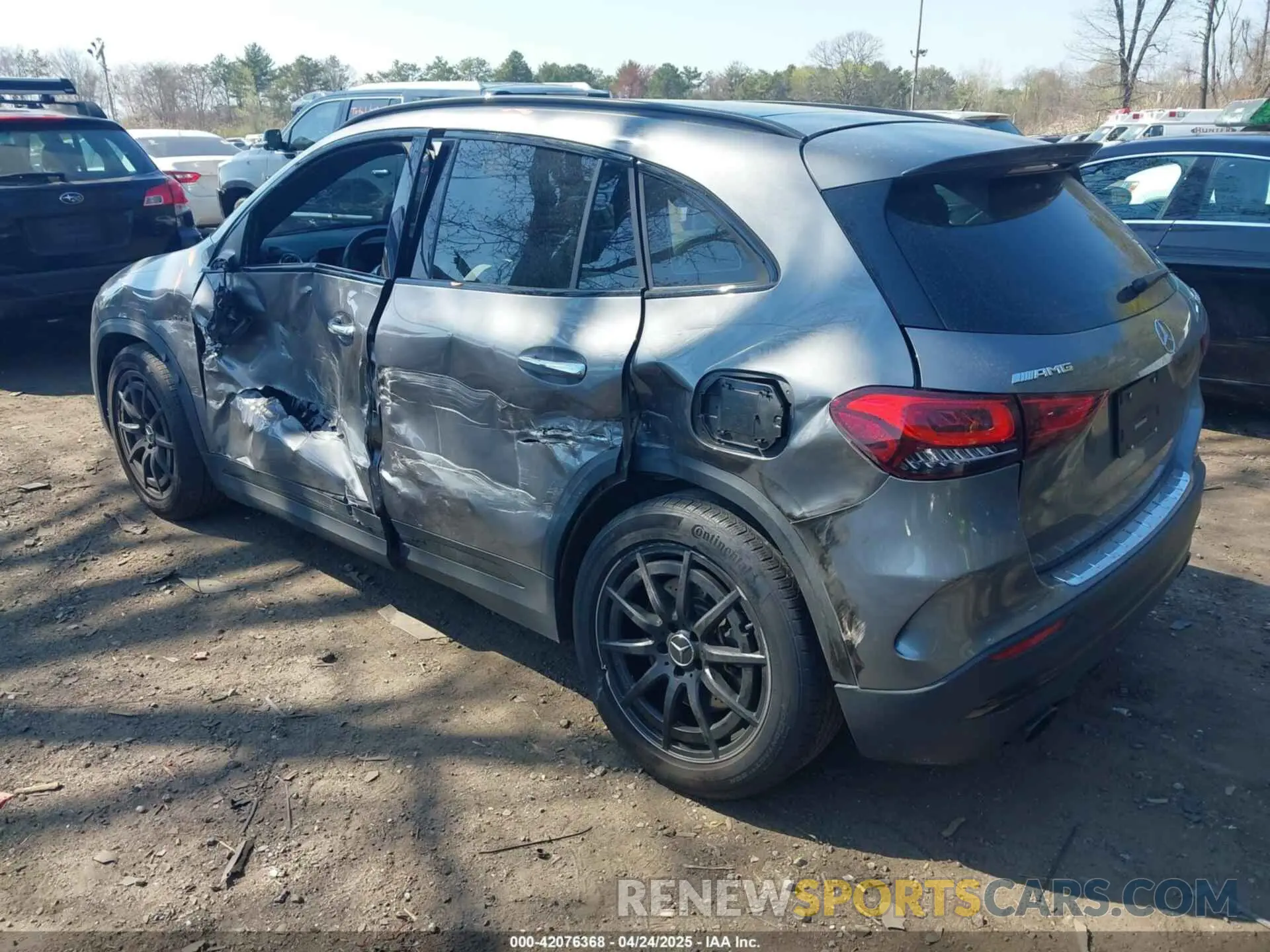 3 fotografías del automóvil dañado W1N4N5BB6MJ258692 MERCEDES-BENZ AMG GLA 35 2021
