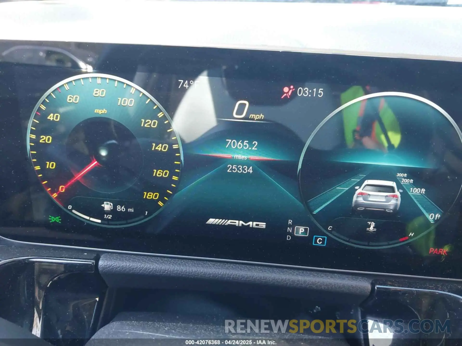 7 fotografías del automóvil dañado W1N4N5BB6MJ258692 MERCEDES-BENZ AMG GLA 35 2021