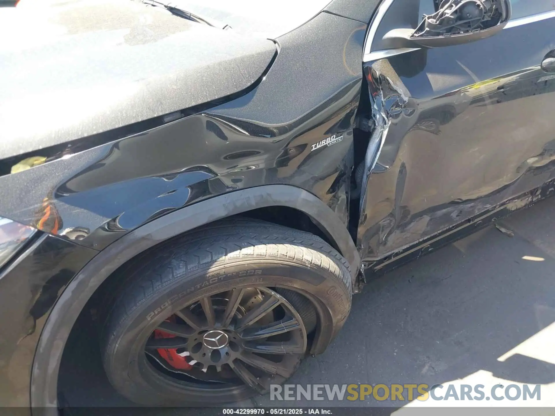 6 fotografías del automóvil dañado W1N4N5BB3NJ317005 MERCEDES-BENZ AMG GLA 35 2022