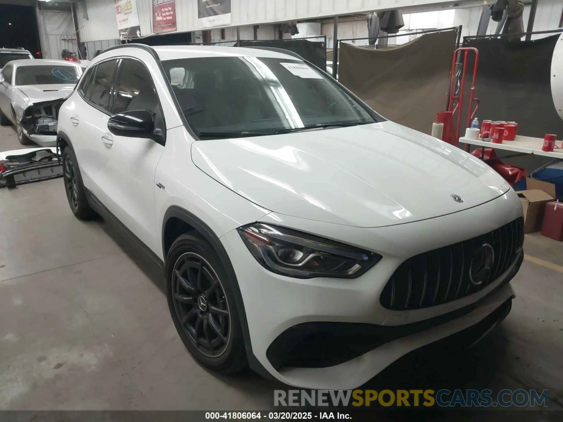 1 fotografías del automóvil dañado W1N4N5DB4MJ218155 MERCEDES-BENZ AMG GLA 45 2021