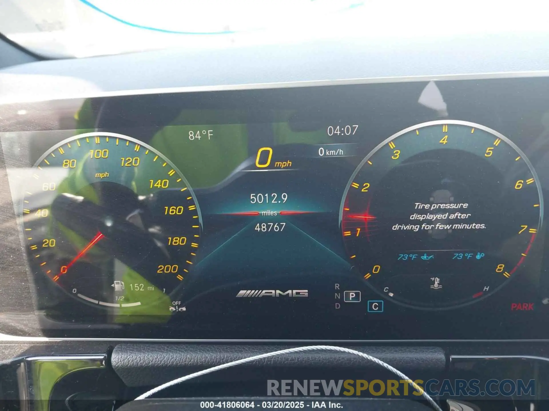 7 fotografías del automóvil dañado W1N4N5DB4MJ218155 MERCEDES-BENZ AMG GLA 45 2021