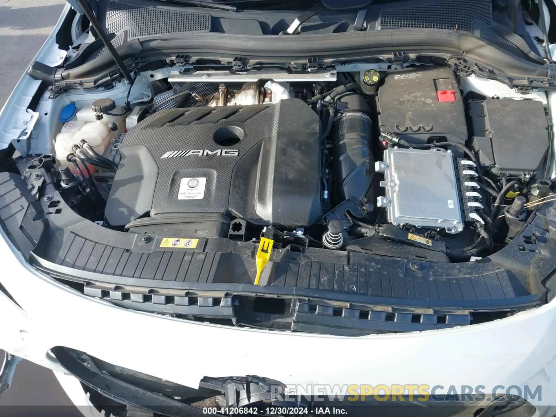 10 fotografías del automóvil dañado W1N4N5DB9MJ262300 MERCEDES-BENZ AMG GLA 45 2021