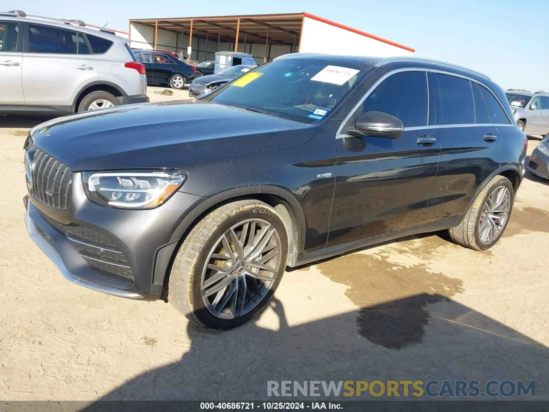 2 fotografías del automóvil dañado W1N0G6EB8LF767677 MERCEDES-BENZ AMG GLC 43 2020