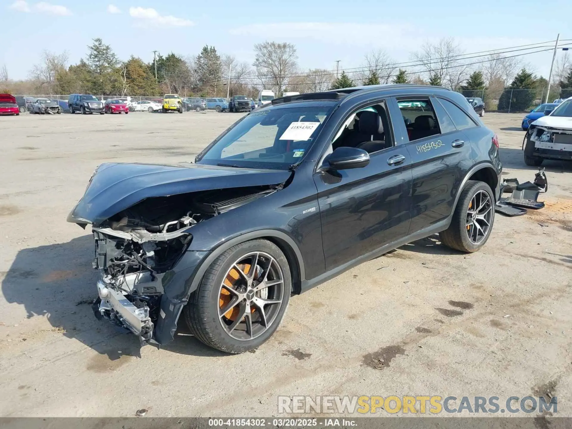 2 fotografías del automóvil dañado W1N0G6EB5MF906214 MERCEDES-BENZ AMG GLC 43 2021