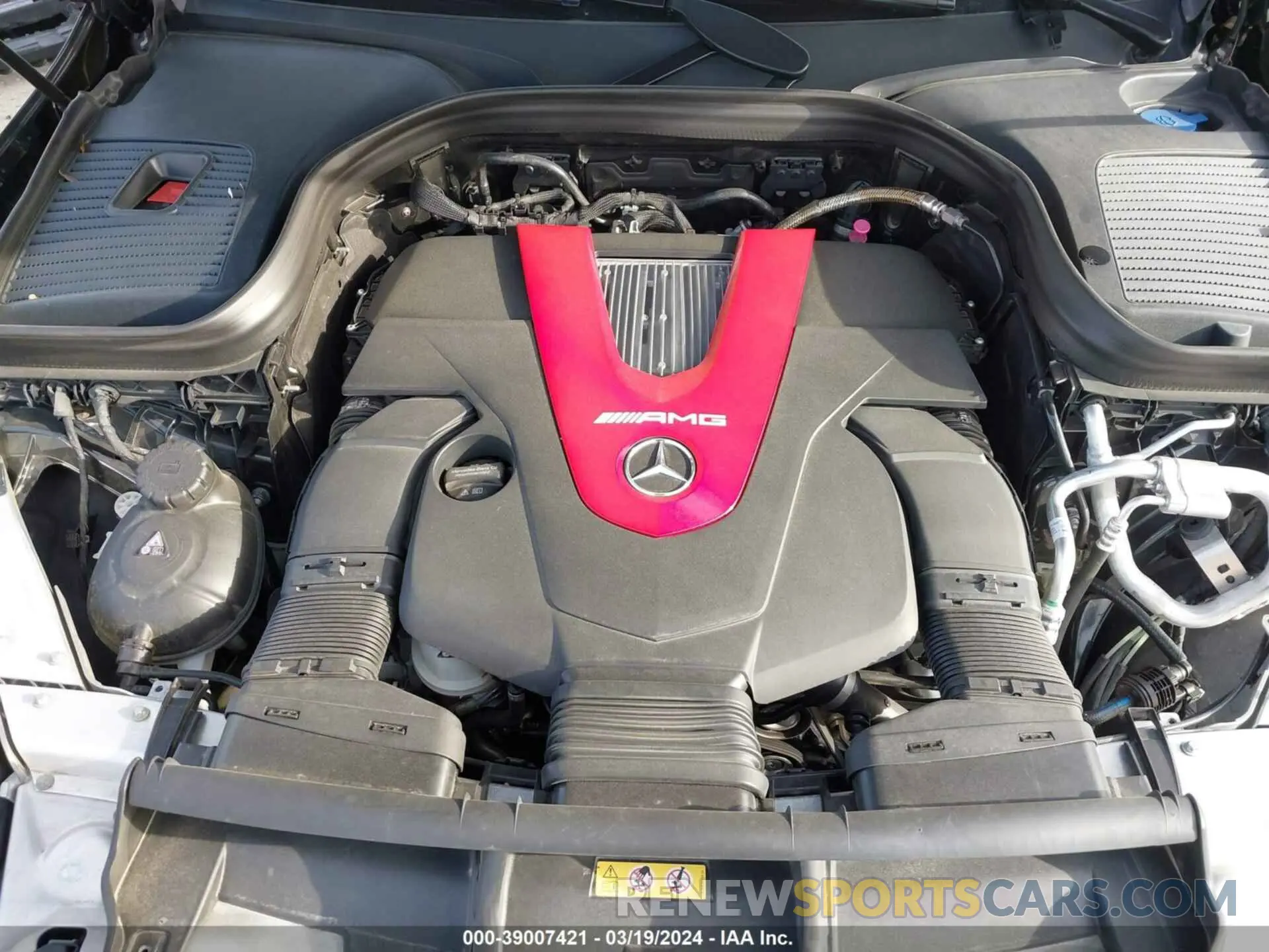10 fotografías del automóvil dañado W1N0G6EB6MF917271 MERCEDES-BENZ AMG GLC 43 2021