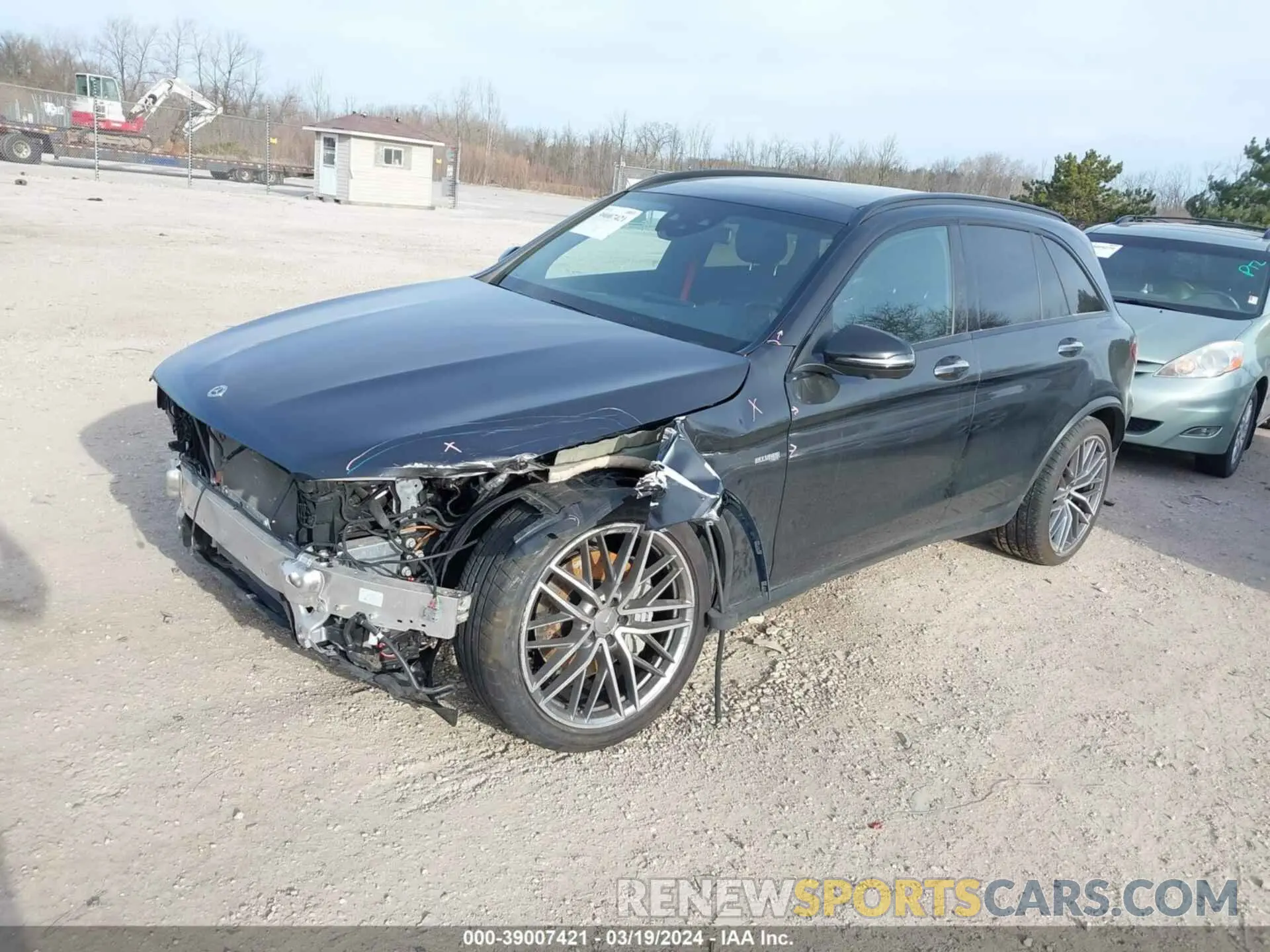 2 fotografías del automóvil dañado W1N0G6EB6MF917271 MERCEDES-BENZ AMG GLC 43 2021