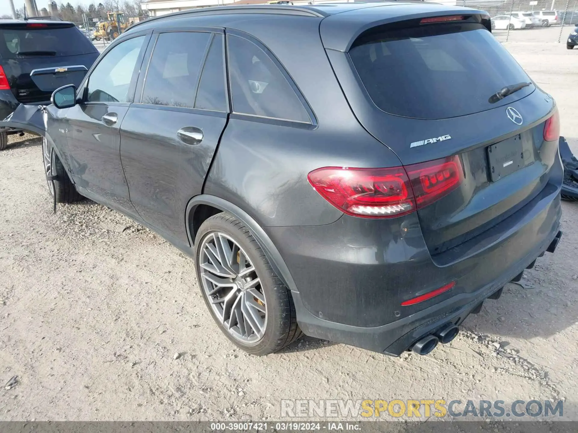 3 fotografías del automóvil dañado W1N0G6EB6MF917271 MERCEDES-BENZ AMG GLC 43 2021