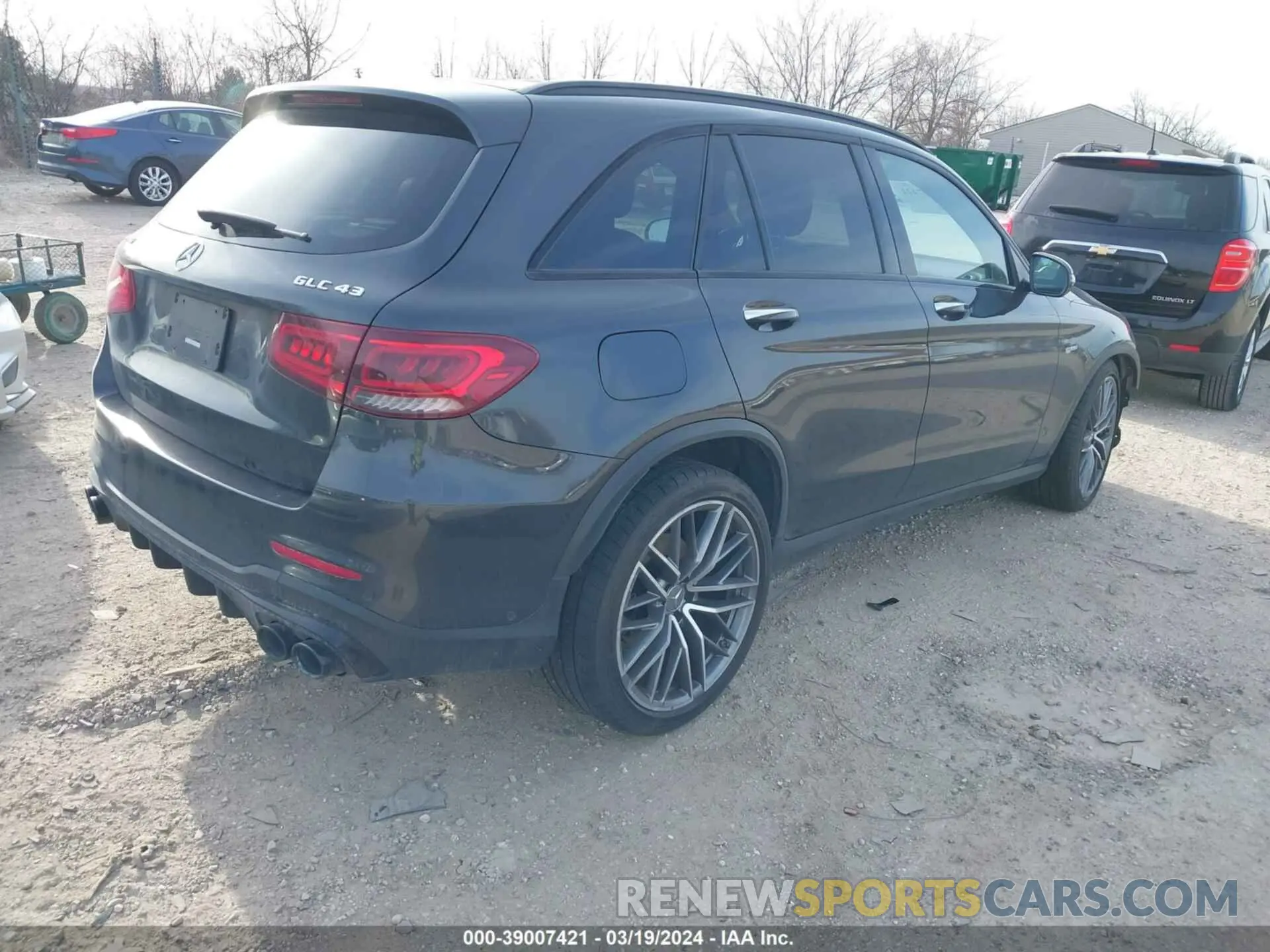 4 fotografías del automóvil dañado W1N0G6EB6MF917271 MERCEDES-BENZ AMG GLC 43 2021