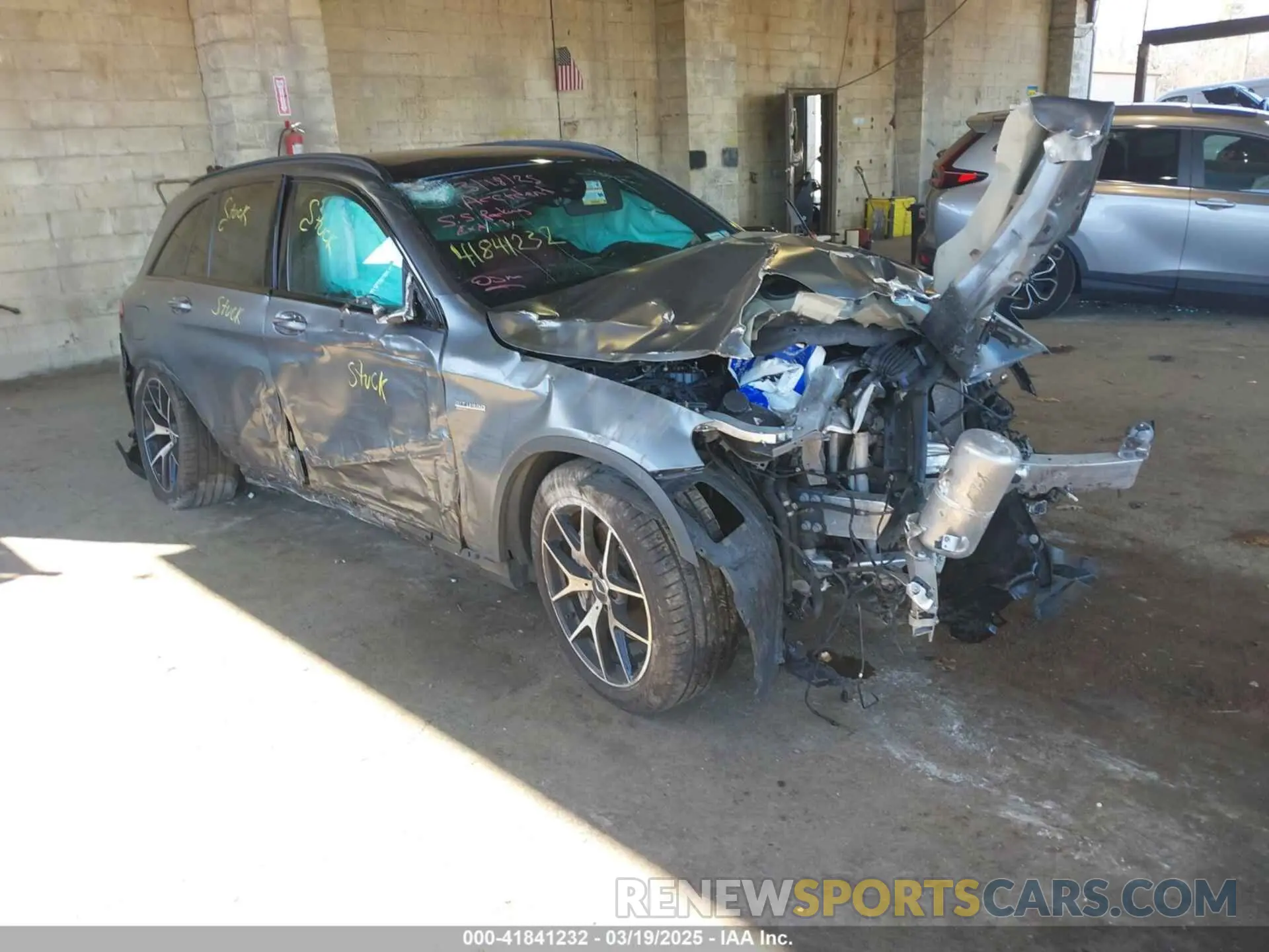 1 fotografías del automóvil dañado W1N0G6EB7NG023601 MERCEDES-BENZ AMG GLC 43 2022