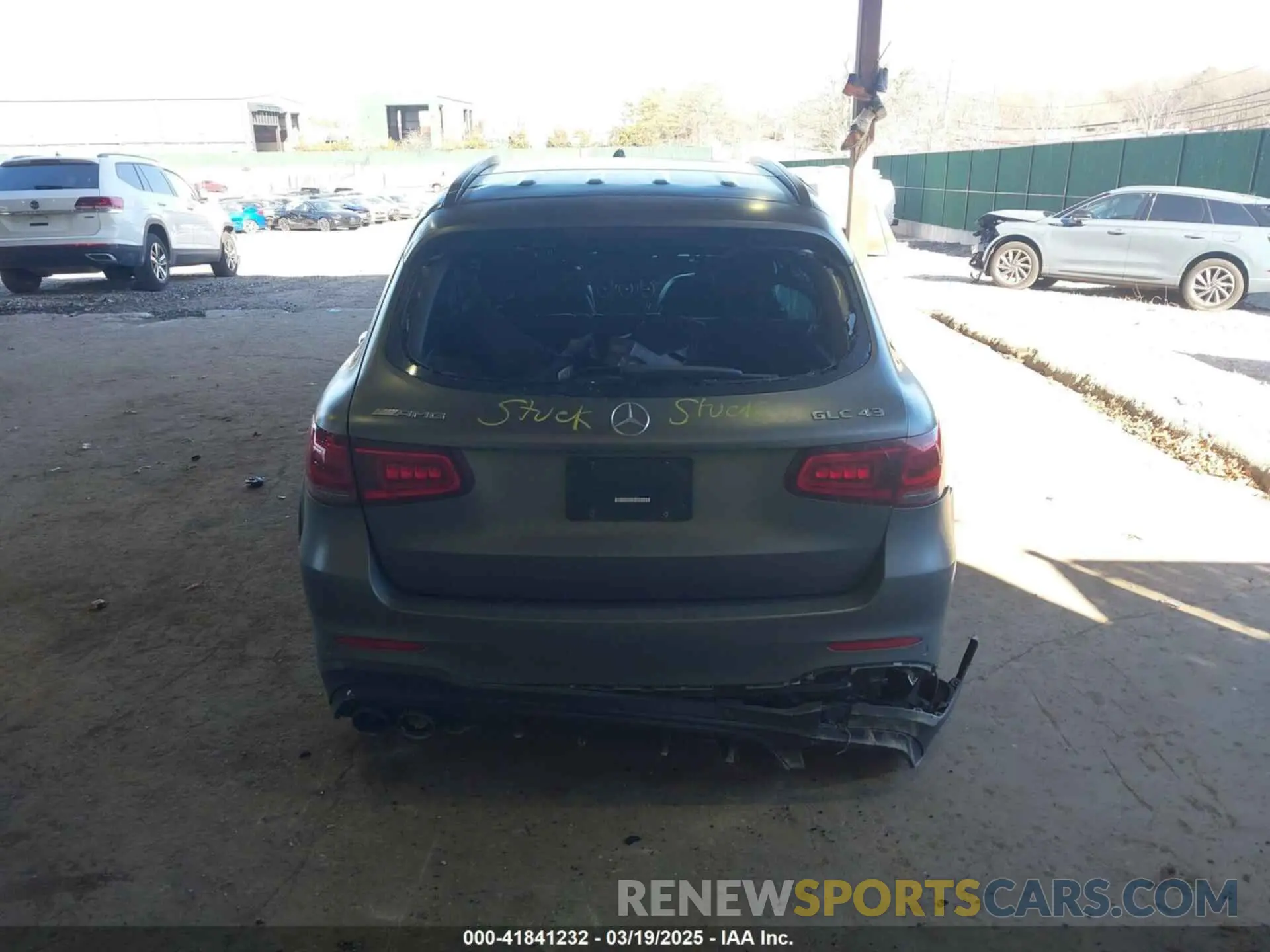 16 fotografías del automóvil dañado W1N0G6EB7NG023601 MERCEDES-BENZ AMG GLC 43 2022