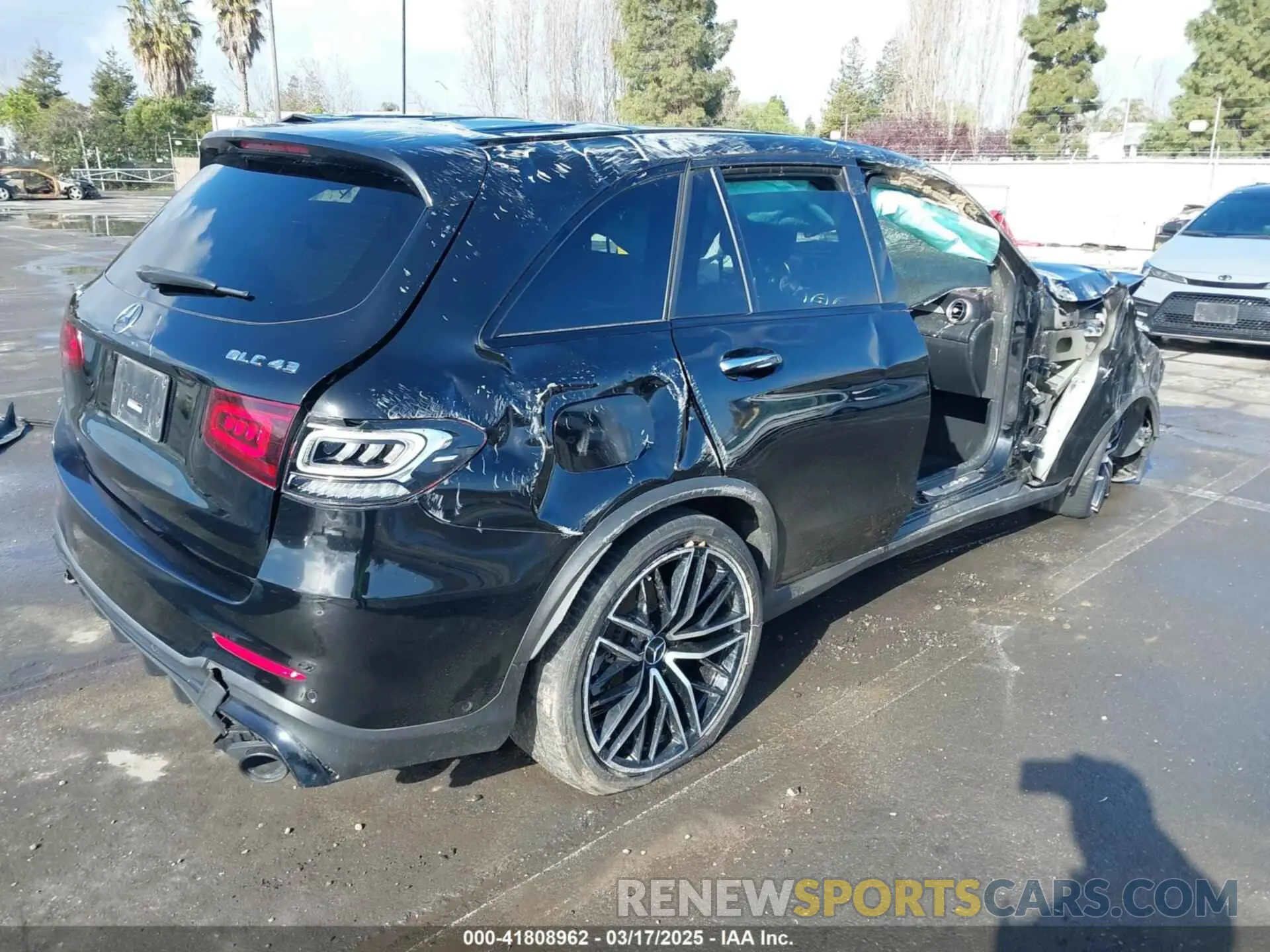 4 fotografías del automóvil dañado W1N0G6EB7NV329970 MERCEDES-BENZ AMG GLC 43 2022