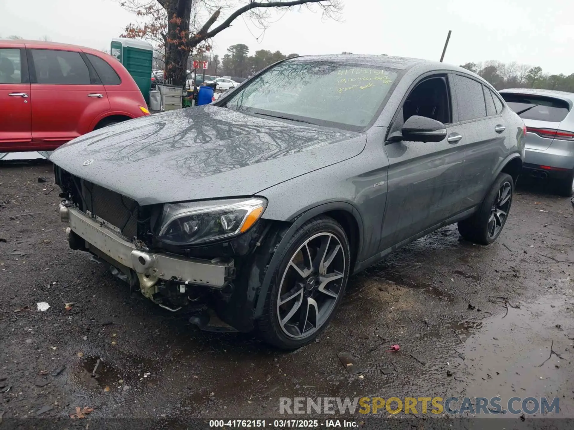 2 fotografías del automóvil dañado WDC0J6EB0KF637507 MERCEDES-BENZ AMG GLC 43 COUPE 2019