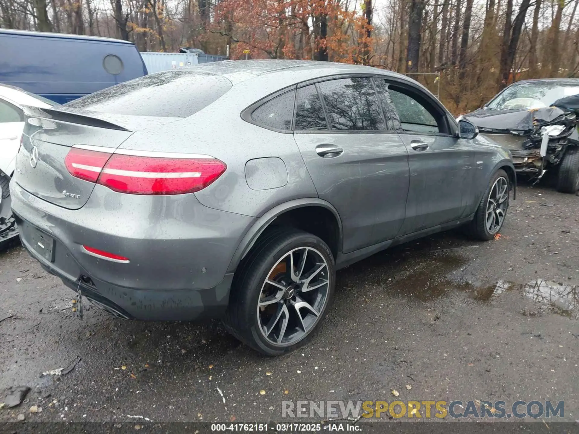 4 fotografías del automóvil dañado WDC0J6EB0KF637507 MERCEDES-BENZ AMG GLC 43 COUPE 2019