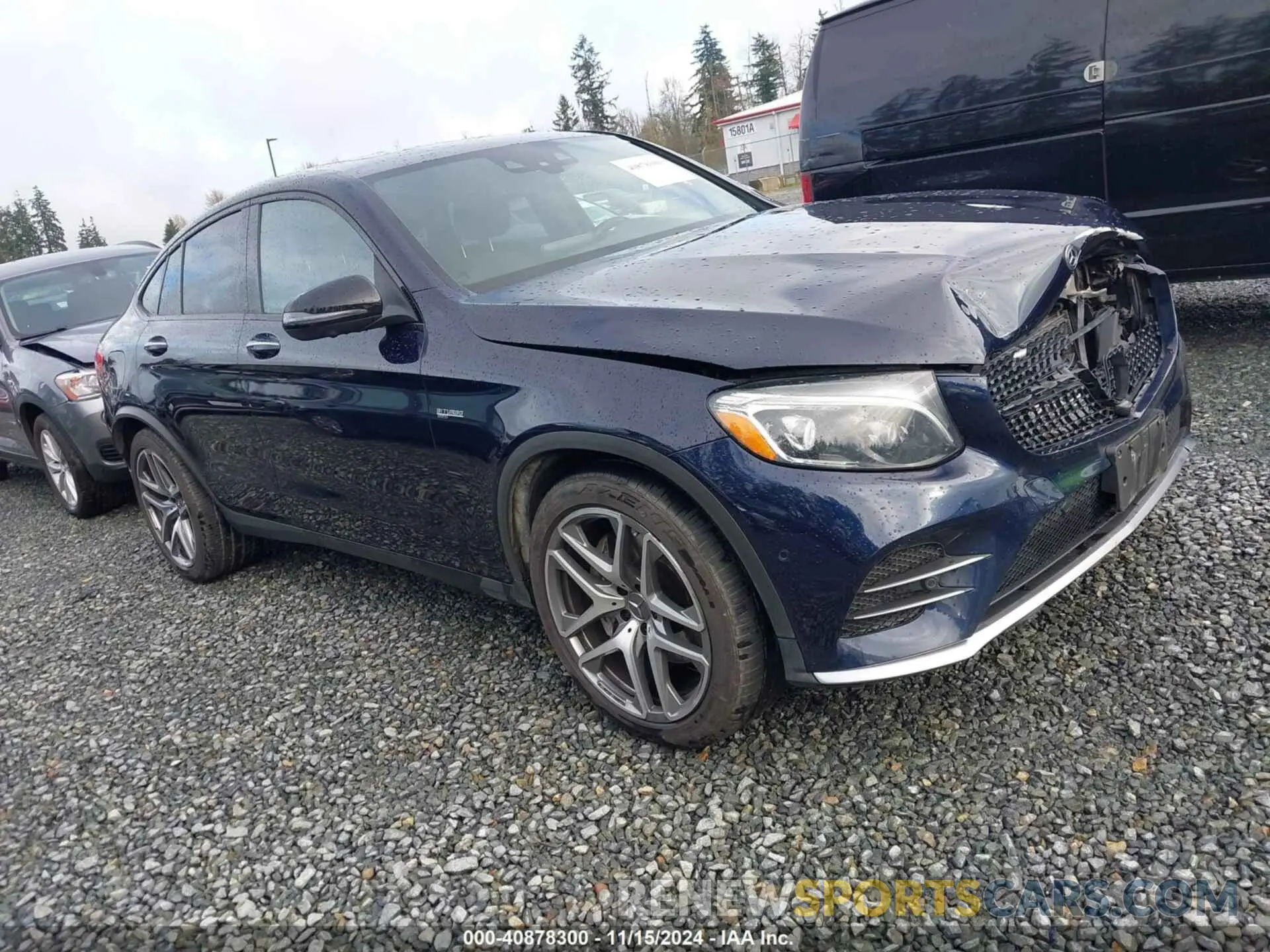 1 fotografías del automóvil dañado WDC0J6EB0KF658907 MERCEDES-BENZ AMG GLC 43 COUPE 2019