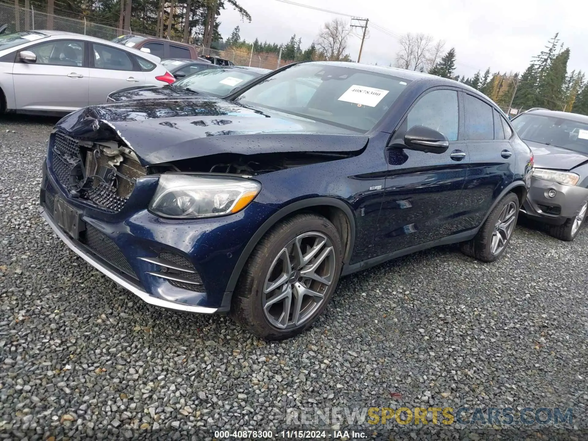 2 fotografías del automóvil dañado WDC0J6EB0KF658907 MERCEDES-BENZ AMG GLC 43 COUPE 2019