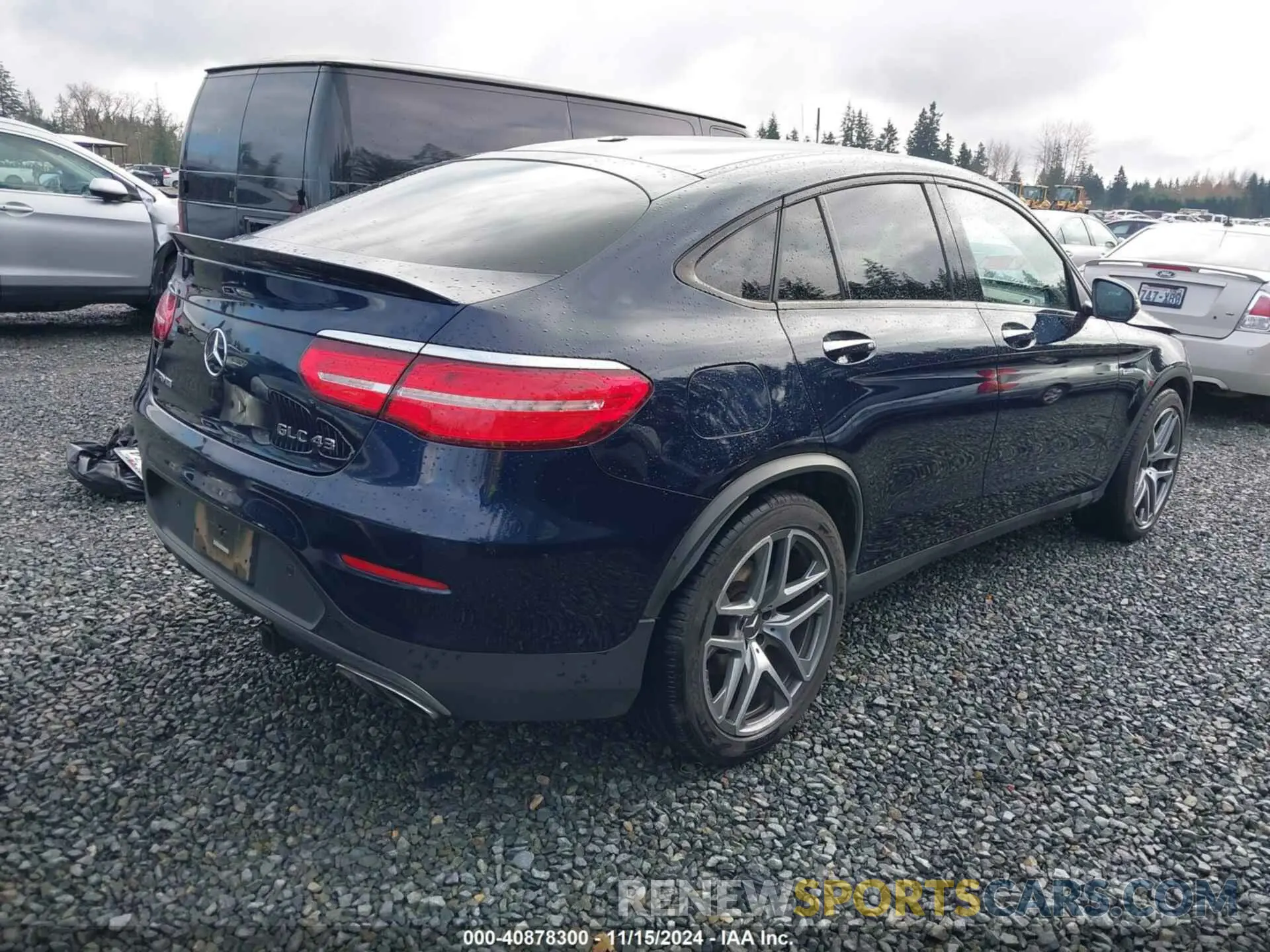 4 fotografías del automóvil dañado WDC0J6EB0KF658907 MERCEDES-BENZ AMG GLC 43 COUPE 2019