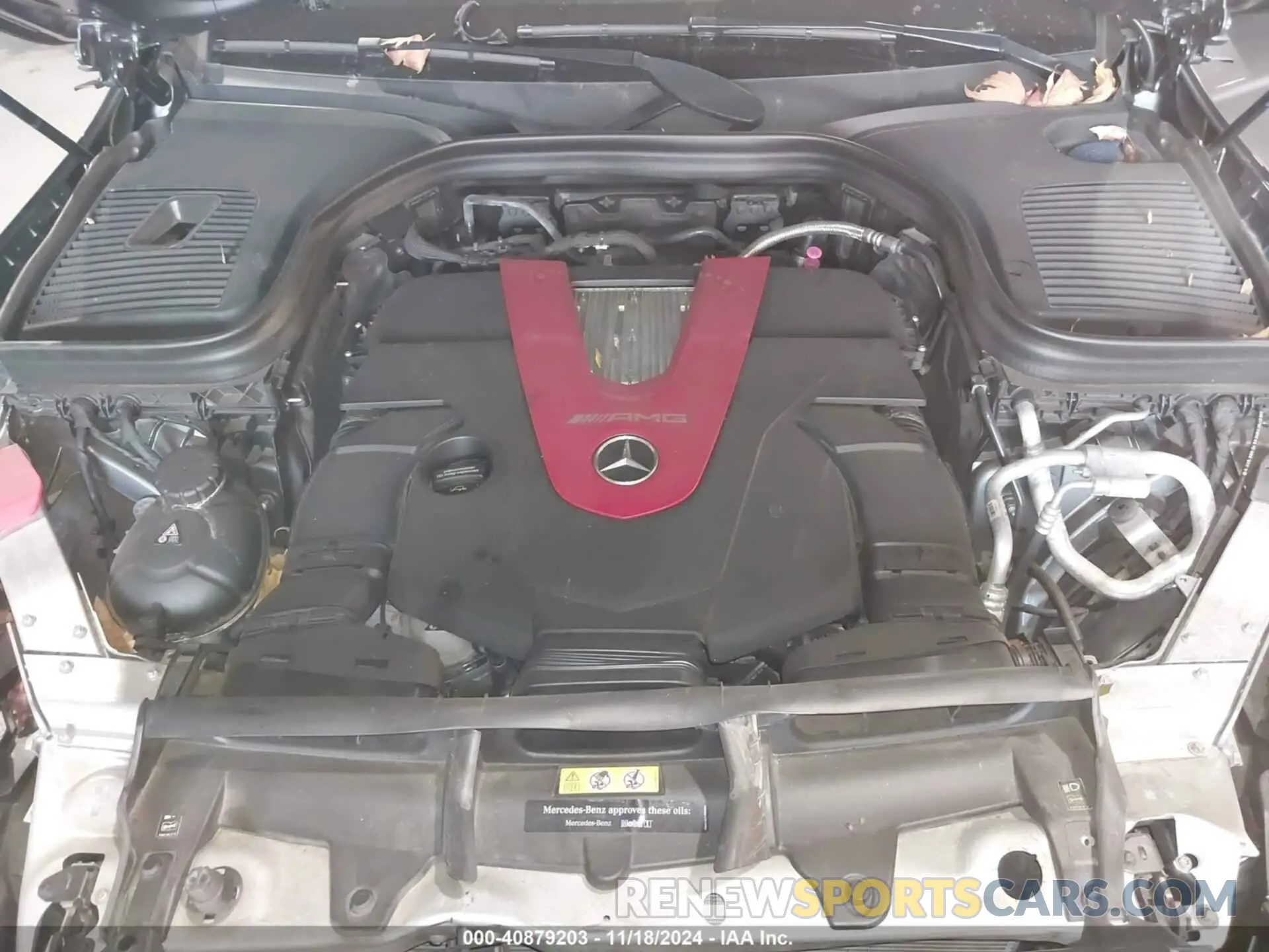 10 fotografías del automóvil dañado WDC0J6EB5KF491038 MERCEDES-BENZ AMG GLC 43 COUPE 2019