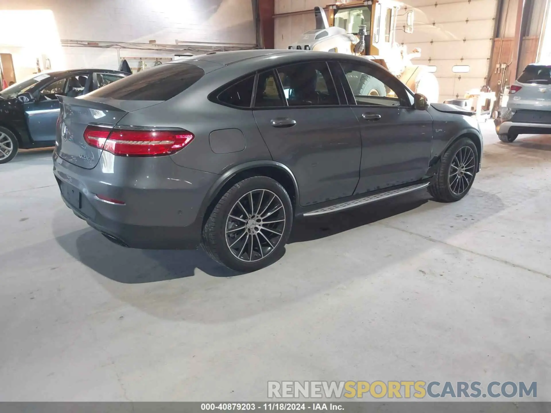 4 fotografías del automóvil dañado WDC0J6EB5KF491038 MERCEDES-BENZ AMG GLC 43 COUPE 2019