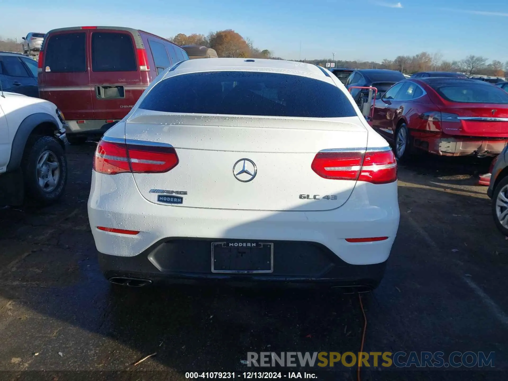 15 fotografías del automóvil dañado WDC0J6EB8KF637853 MERCEDES-BENZ AMG GLC 43 COUPE 2019