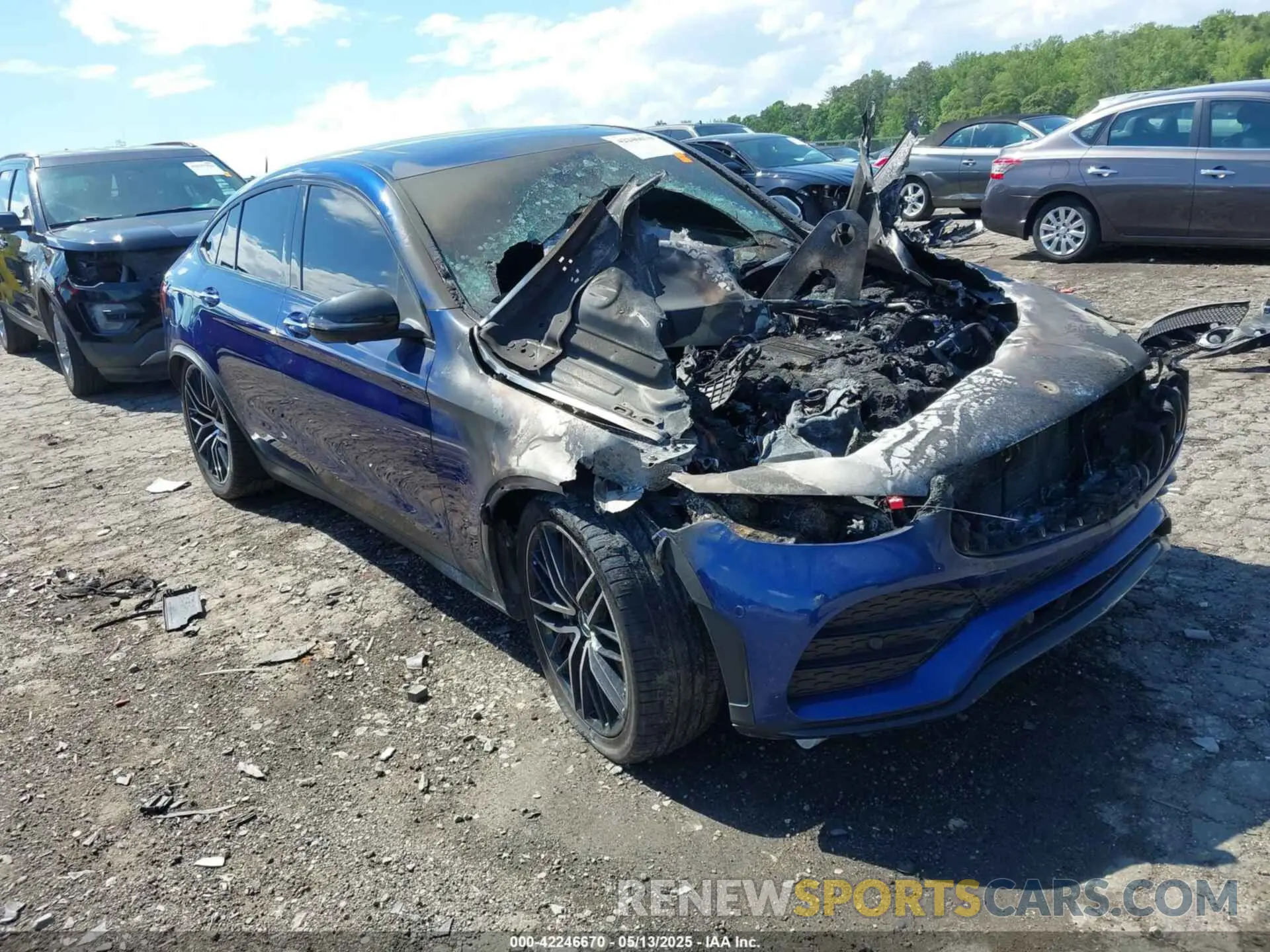 1 fotografías del automóvil dañado W1N0J6EB2LF766865 MERCEDES-BENZ AMG GLC 43 COUPE 2020