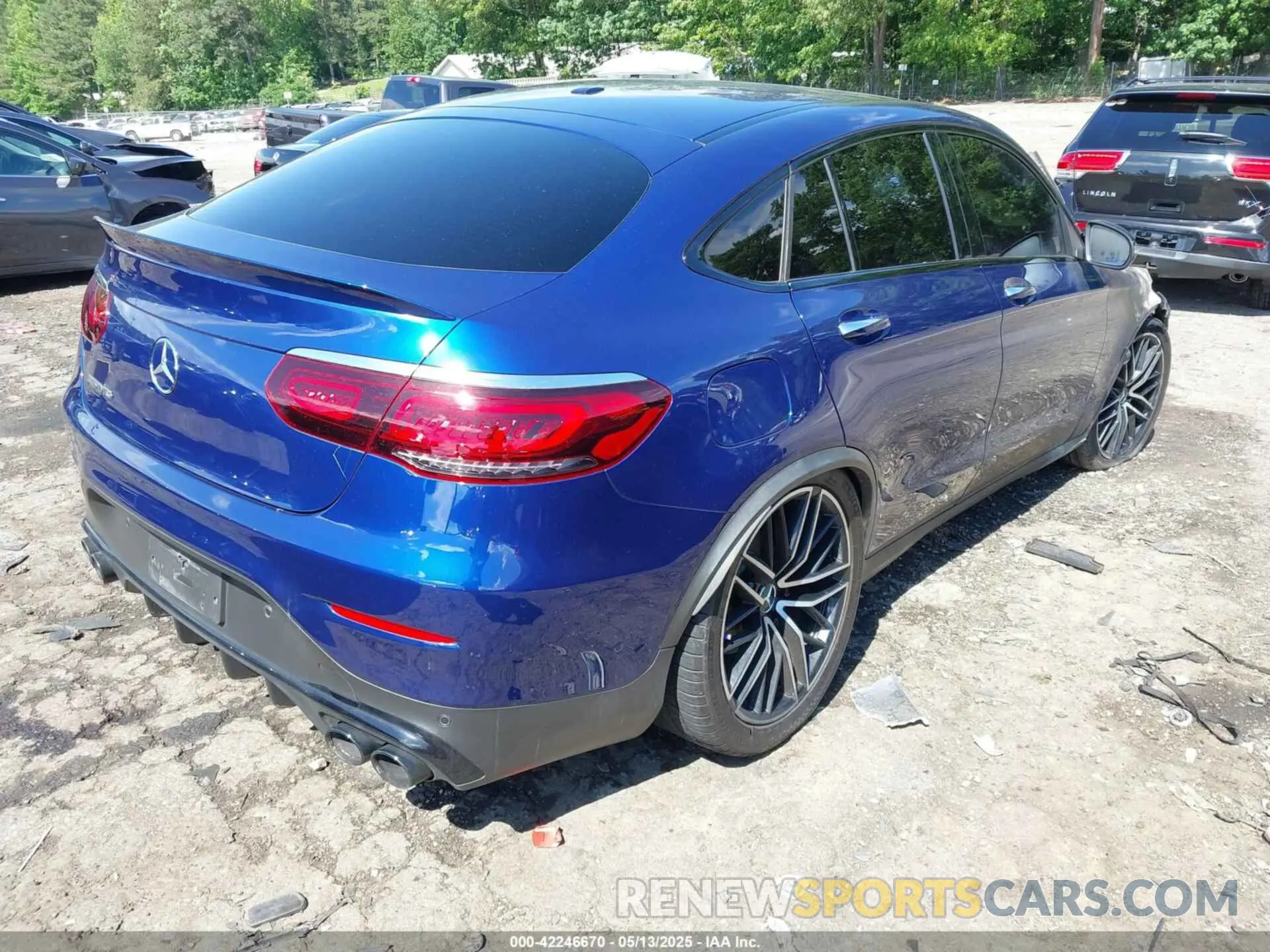 4 fotografías del automóvil dañado W1N0J6EB2LF766865 MERCEDES-BENZ AMG GLC 43 COUPE 2020