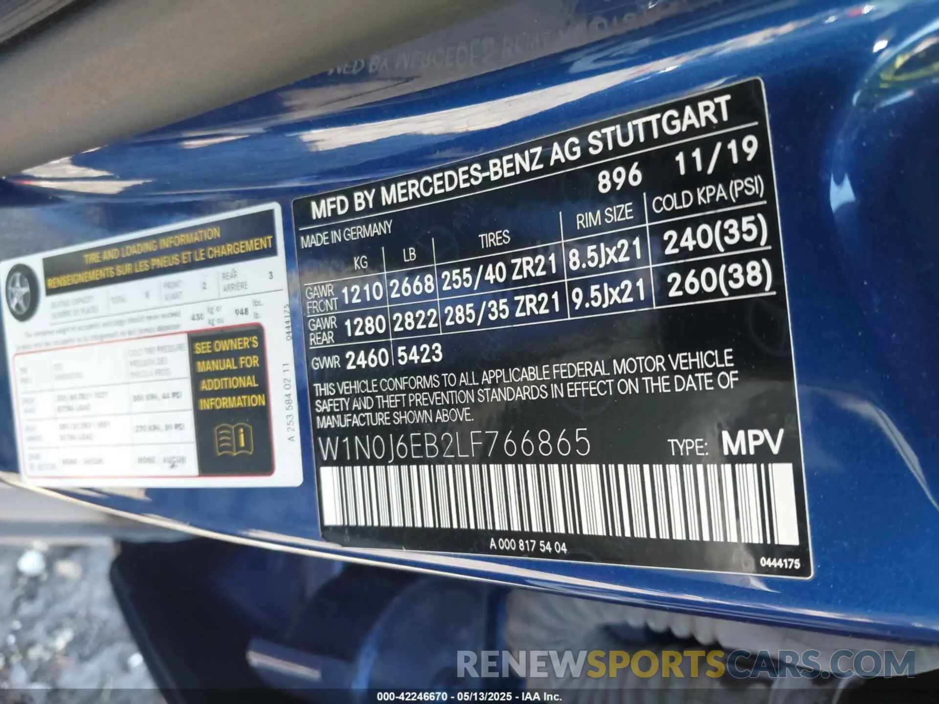 9 fotografías del automóvil dañado W1N0J6EB2LF766865 MERCEDES-BENZ AMG GLC 43 COUPE 2020