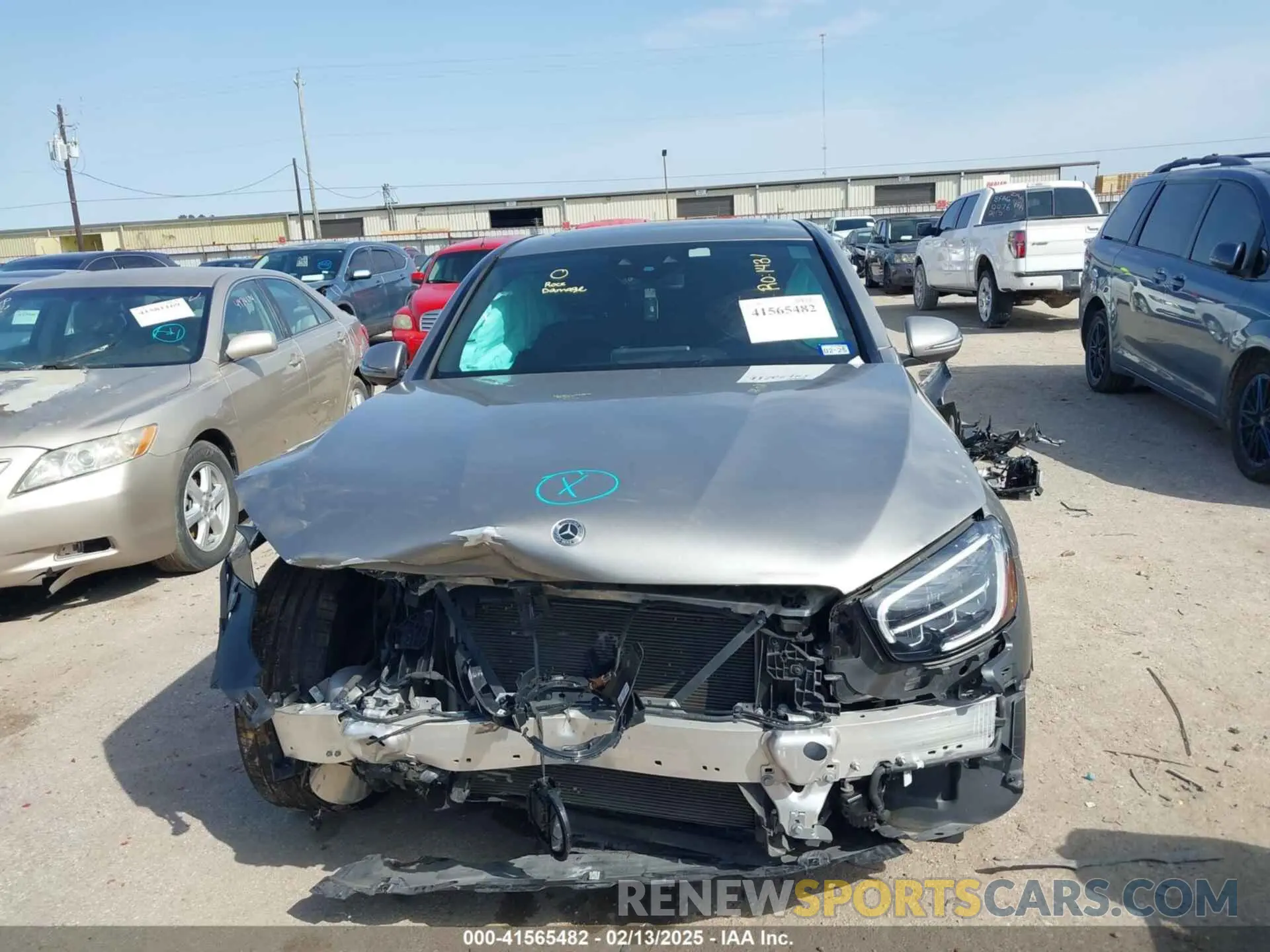 10 fotografías del automóvil dañado WDC0J6EB0LF727242 MERCEDES-BENZ AMG GLC 43 COUPE 2020