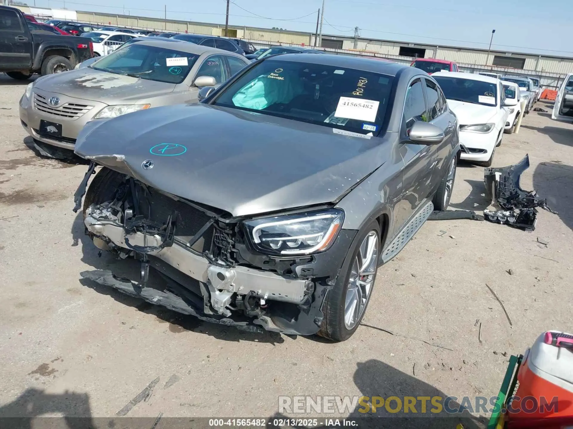 2 fotografías del automóvil dañado WDC0J6EB0LF727242 MERCEDES-BENZ AMG GLC 43 COUPE 2020
