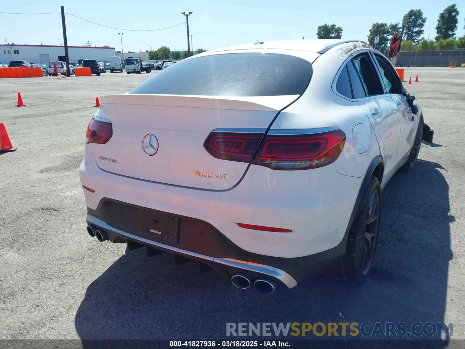 4 fotografías del automóvil dañado WDC0J6EB4LF752953 MERCEDES-BENZ AMG GLC 43 COUPE 2020