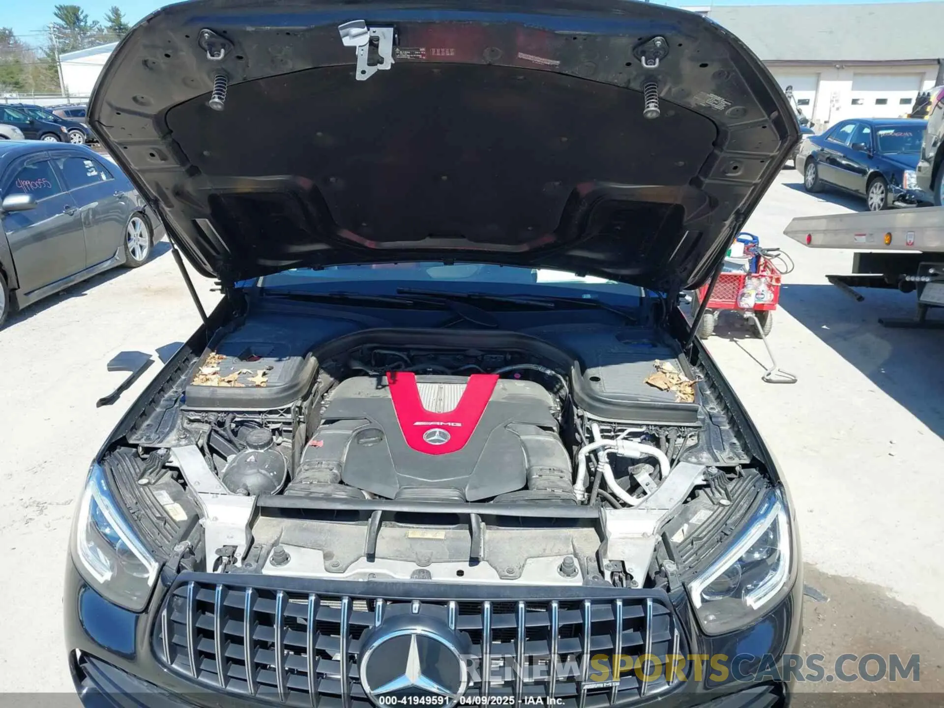 10 fotografías del automóvil dañado W1N0J6EB4MF895837 MERCEDES-BENZ AMG GLC 43 COUPE 2021