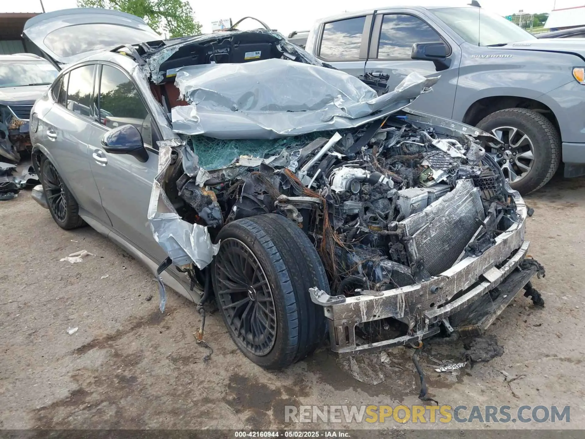 1 fotografías del automóvil dañado W1NKJ8AB3SF288545 MERCEDES-BENZ AMG GLC 63 COUPE 2025