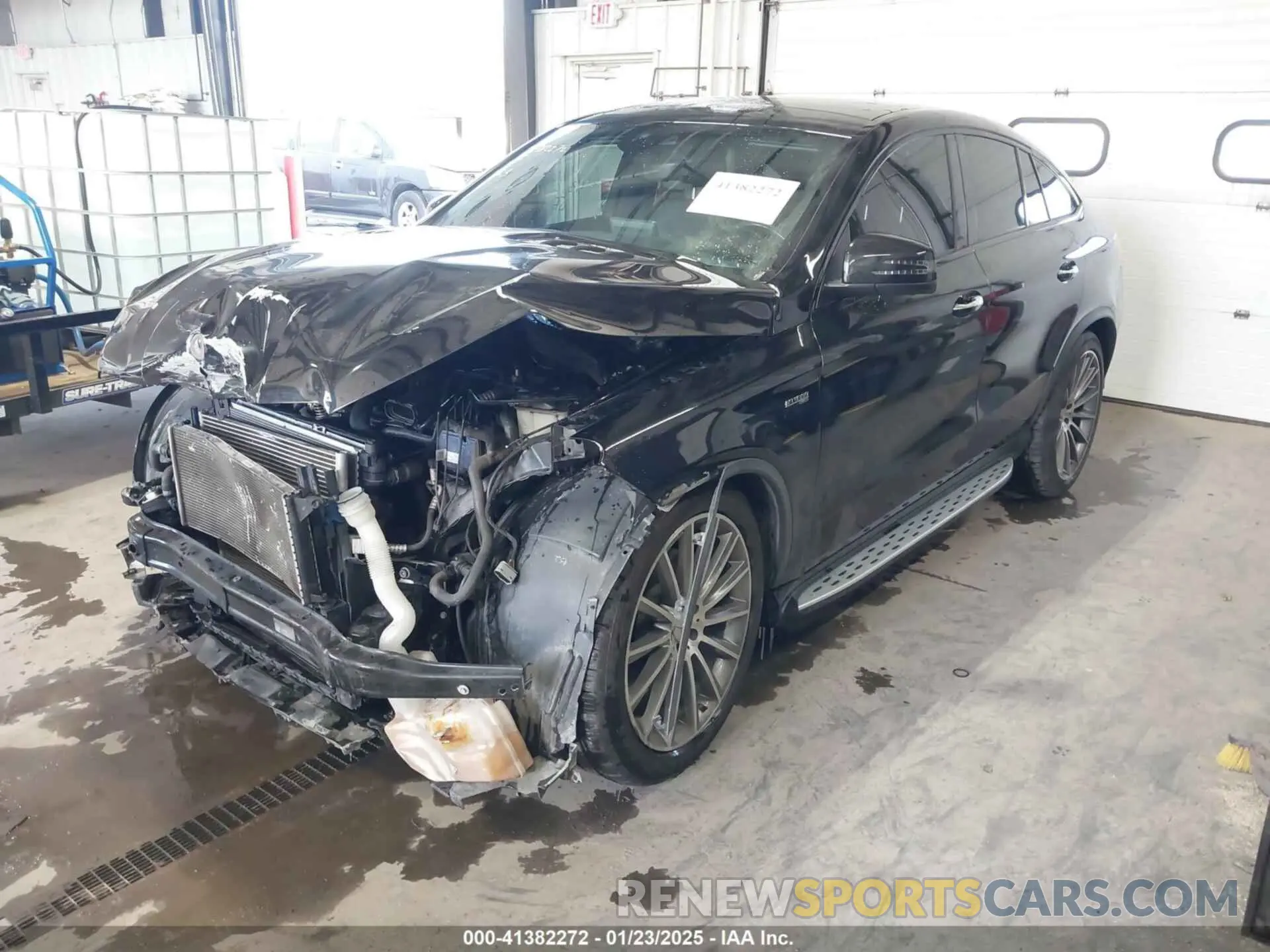 2 fotografías del automóvil dañado 4JGED6EB6KA128839 MERCEDES-BENZ AMG GLE 43 COUPE 2019