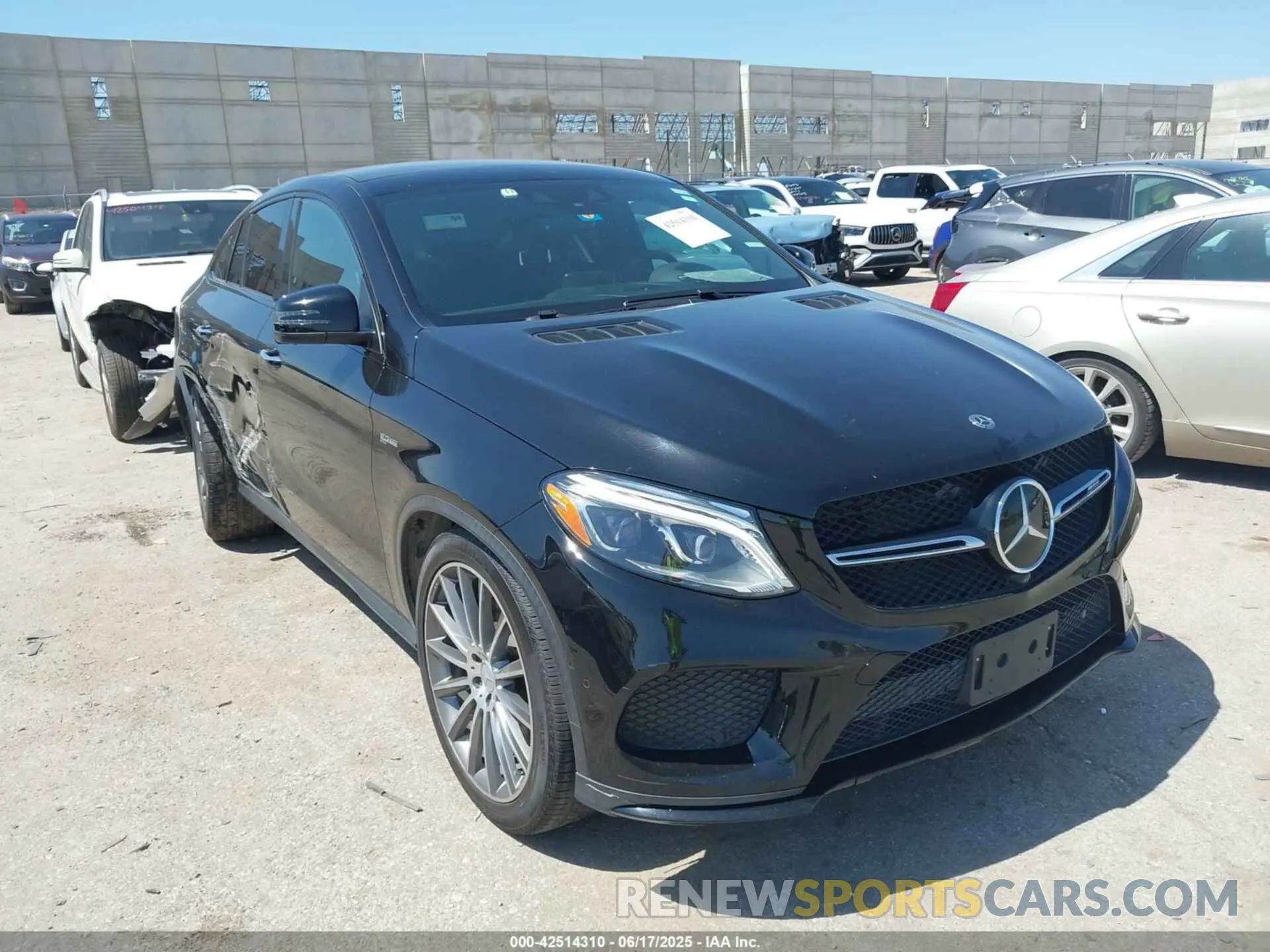 1 fotografías del automóvil dañado 4JGED6EB7KA134004 MERCEDES-BENZ AMG GLE 43 COUPE 2019