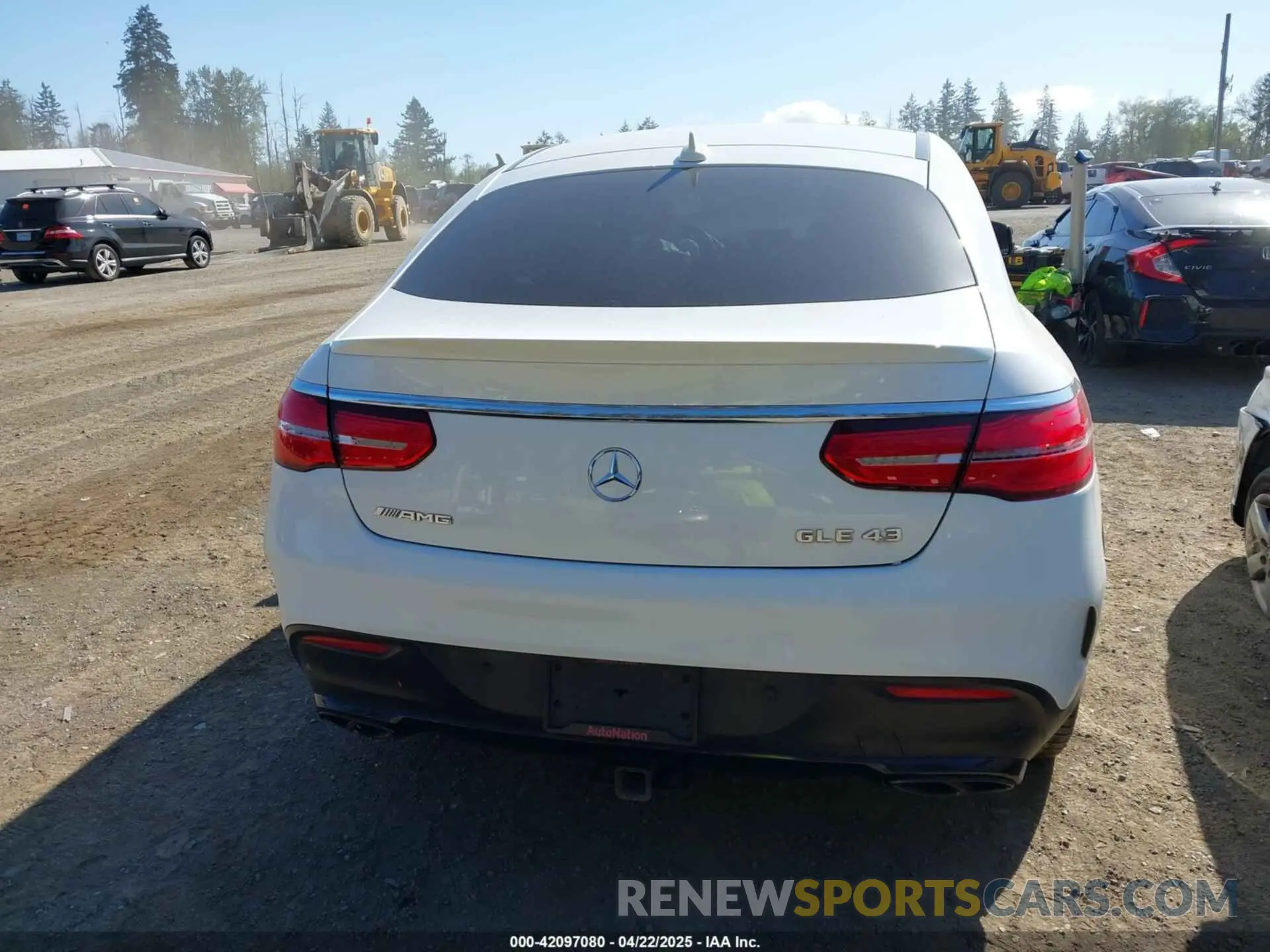 15 fotografías del automóvil dañado 4JGED6EB8KA133833 MERCEDES-BENZ AMG GLE 43 COUPE 2019