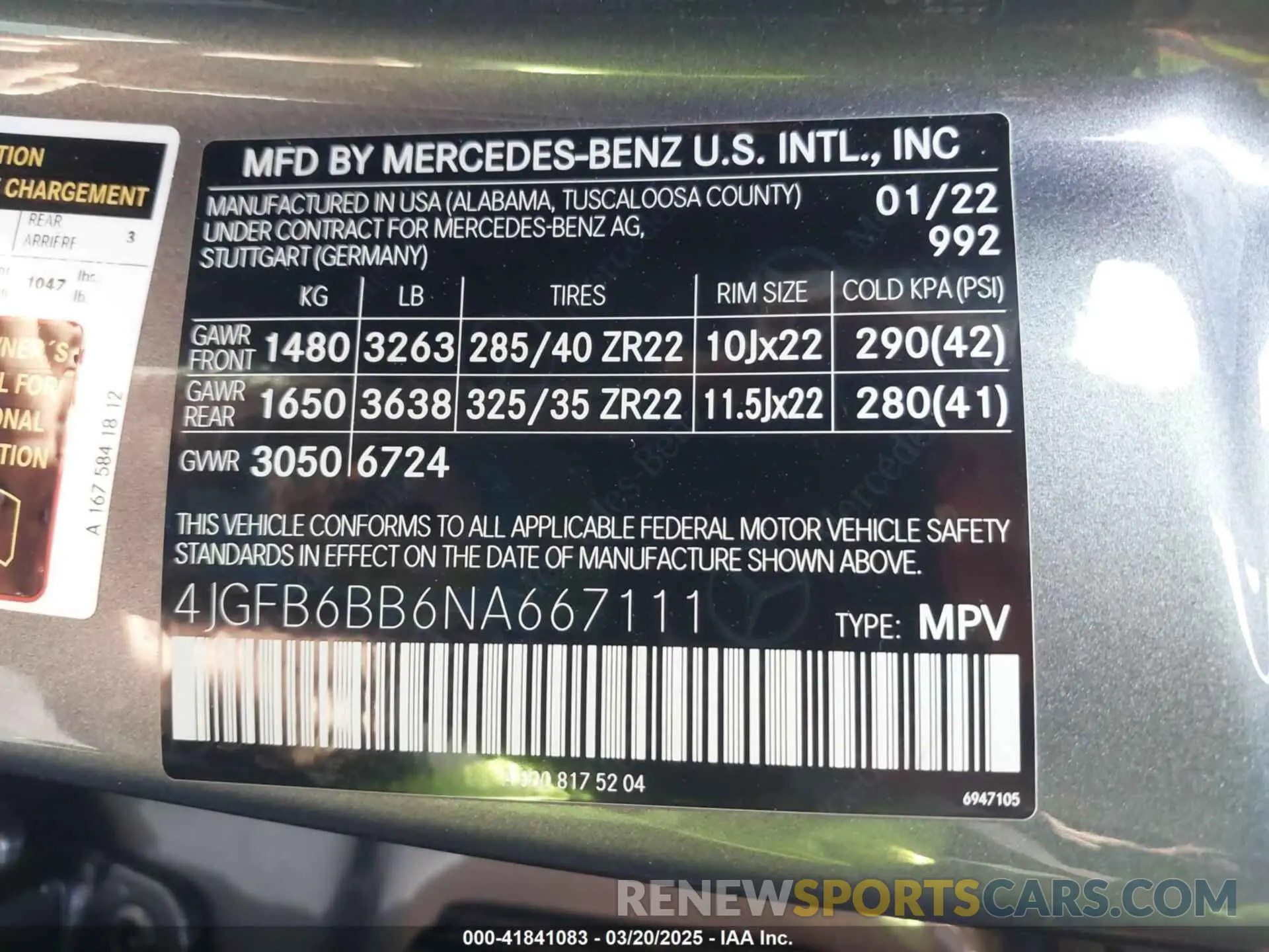 9 fotografías del automóvil dañado 4JGFB6BB6NA667111 MERCEDES-BENZ AMG GLE 53 2022