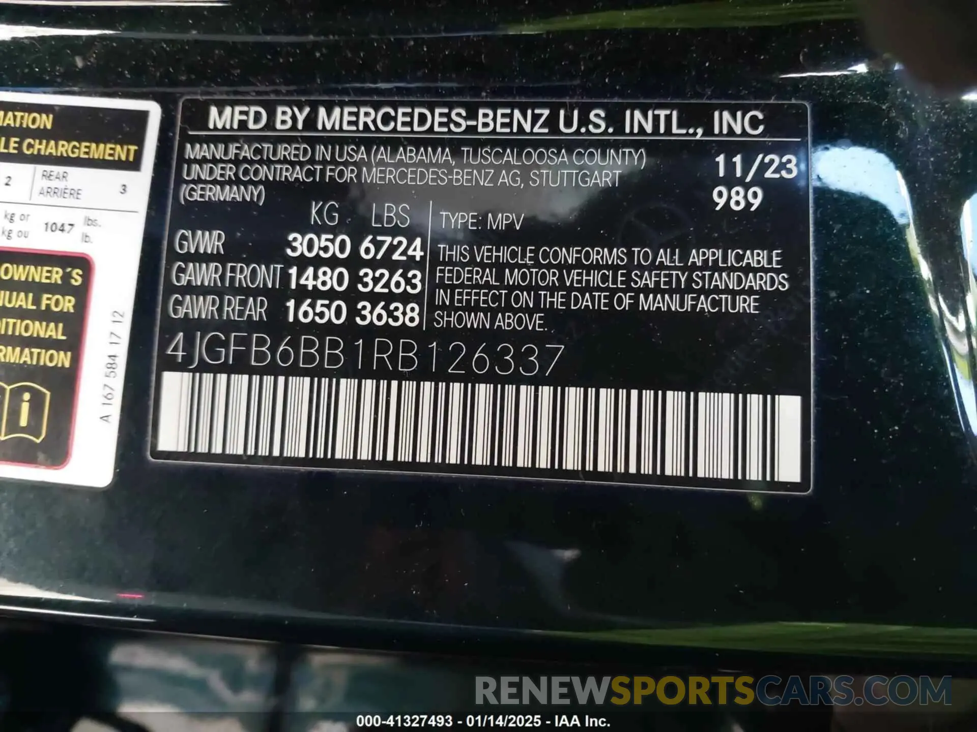 9 fotografías del automóvil dañado 4JGFB6BB1RB126337 MERCEDES-BENZ AMG GLE 53 2024