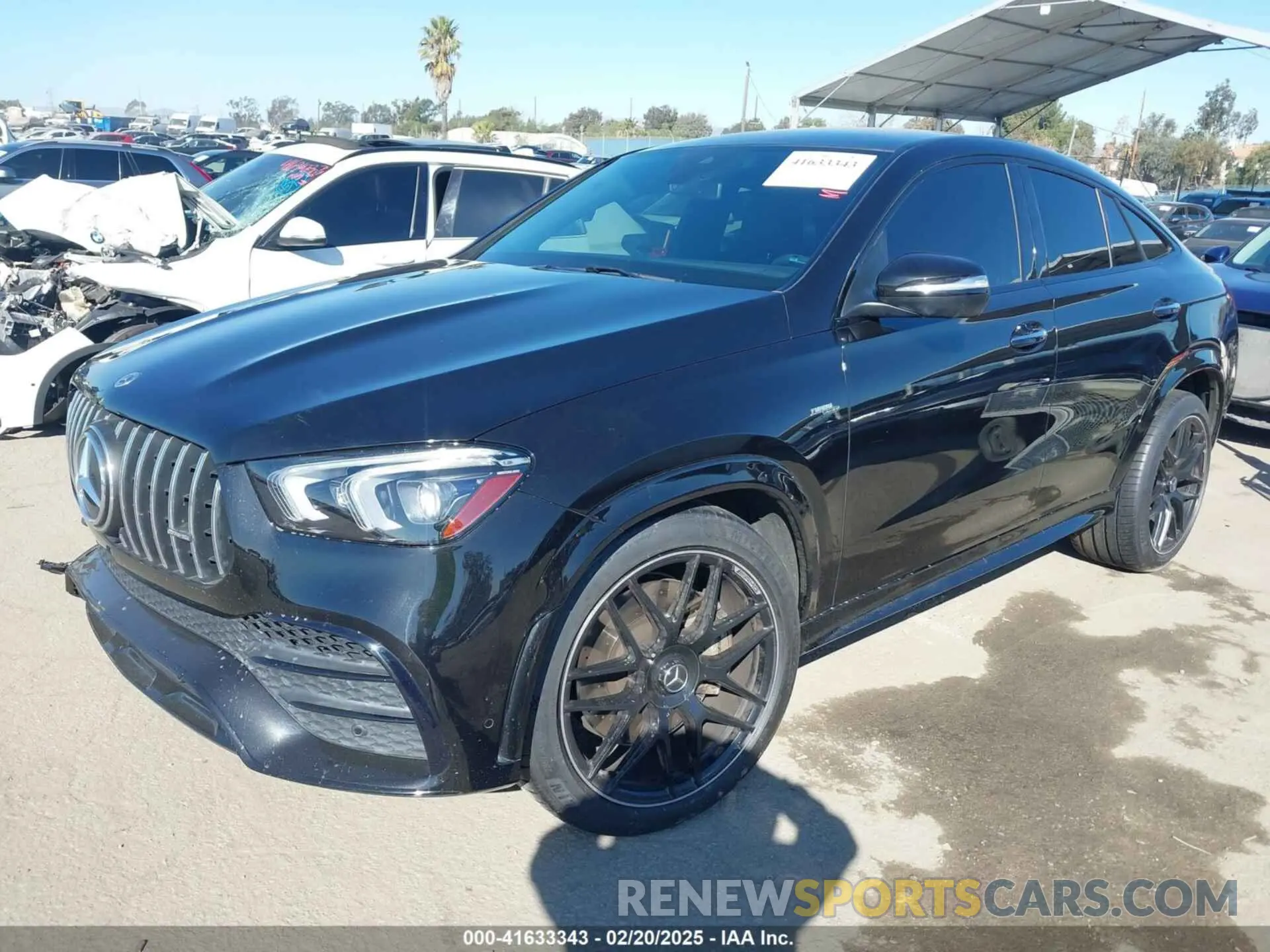 2 fotografías del automóvil dañado 4JGFD6BB0MA400345 MERCEDES-BENZ AMG GLE 53 COUPE 2021