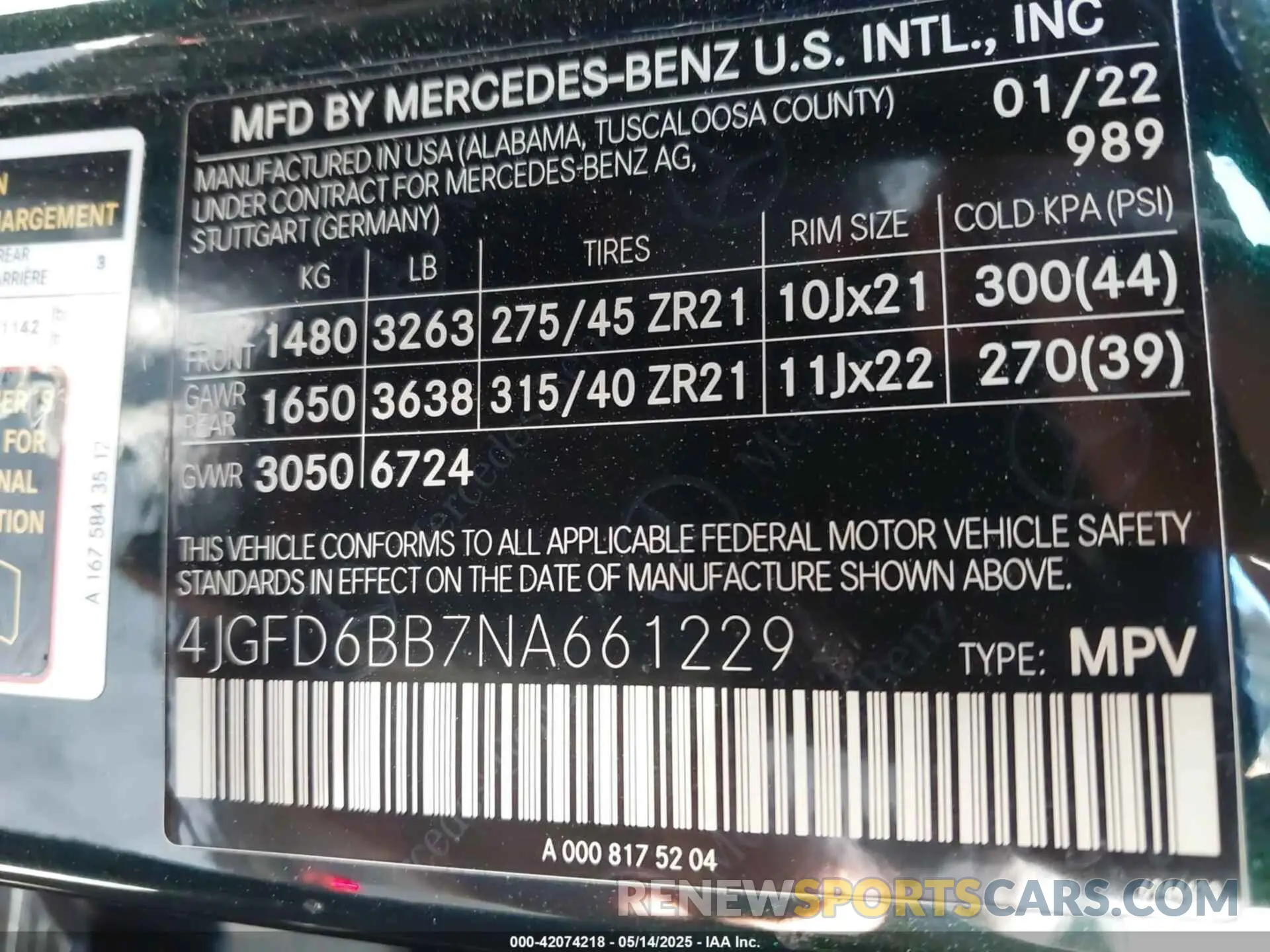 9 fotografías del automóvil dañado 4JGFD6BB7NA661229 MERCEDES-BENZ AMG GLE 53 COUPE 2022