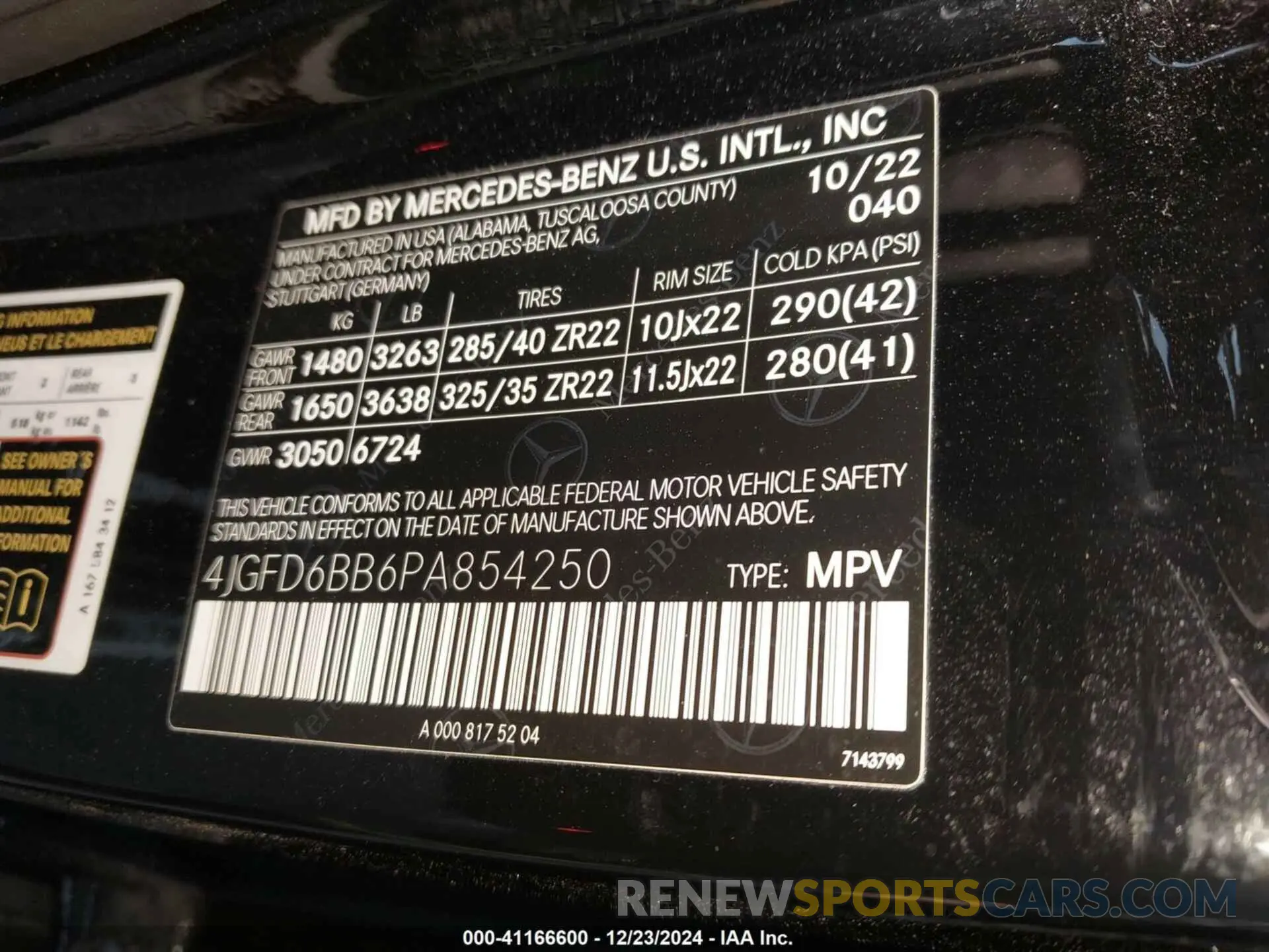 9 fotografías del automóvil dañado 4JGFD6BB6PA854250 MERCEDES-BENZ AMG GLE 53 COUPE 2023