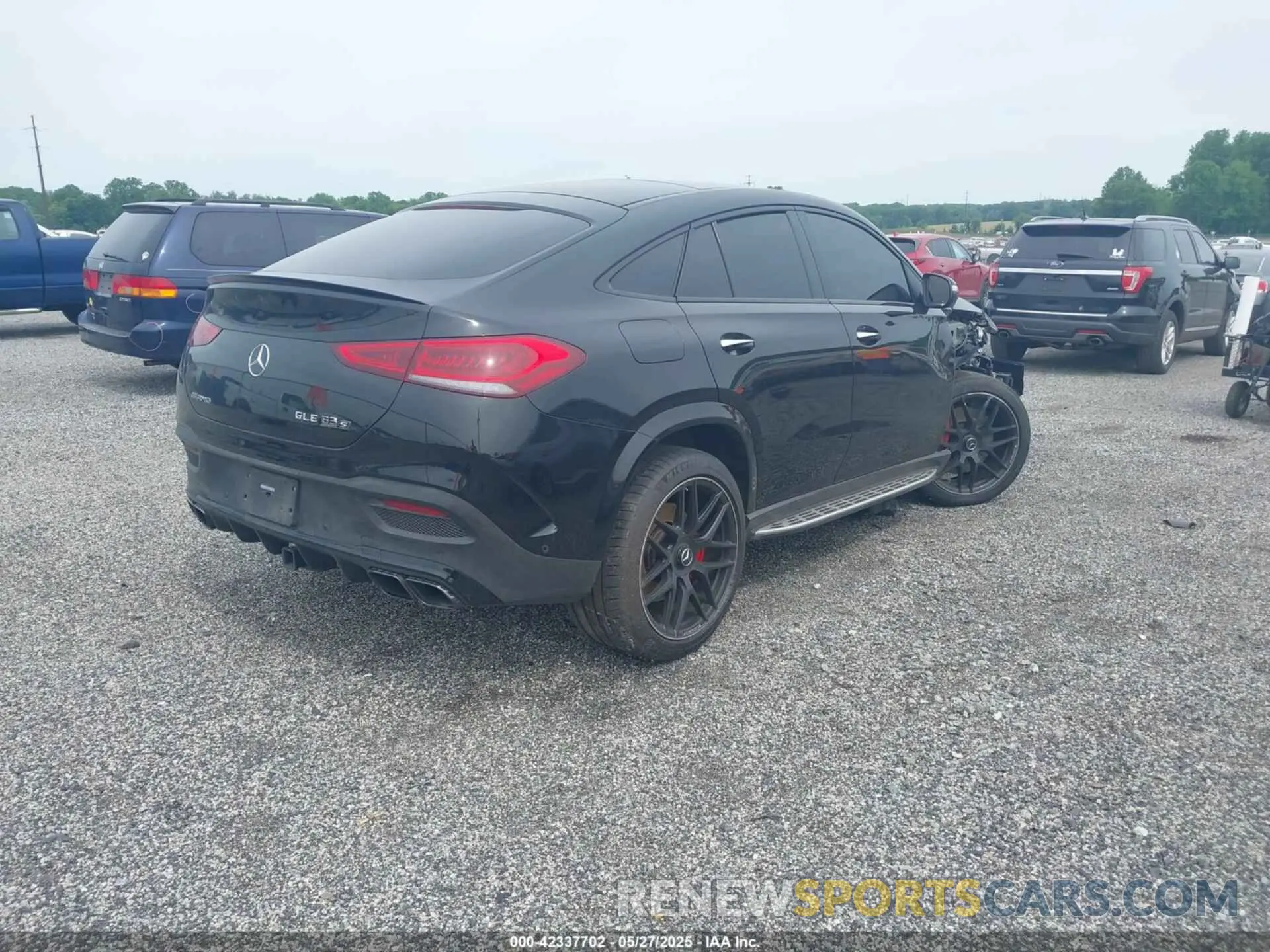 4 fotografías del automóvil dañado 4JGFD8KB1MA403962 MERCEDES-BENZ AMG GLE 63 COUPE 2021