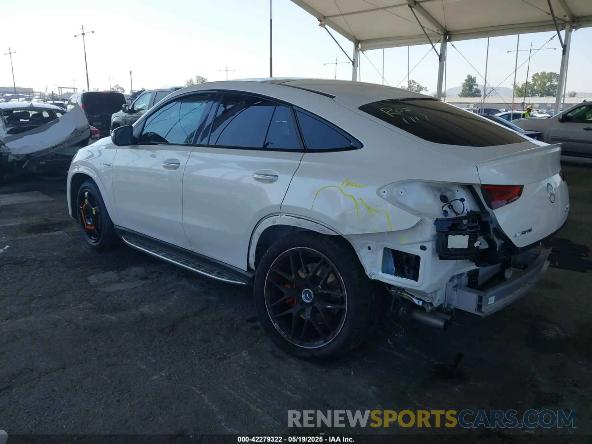 3 fotografías del automóvil dañado 4JGFD8KB7MA372992 MERCEDES-BENZ AMG GLE 63 COUPE 2021