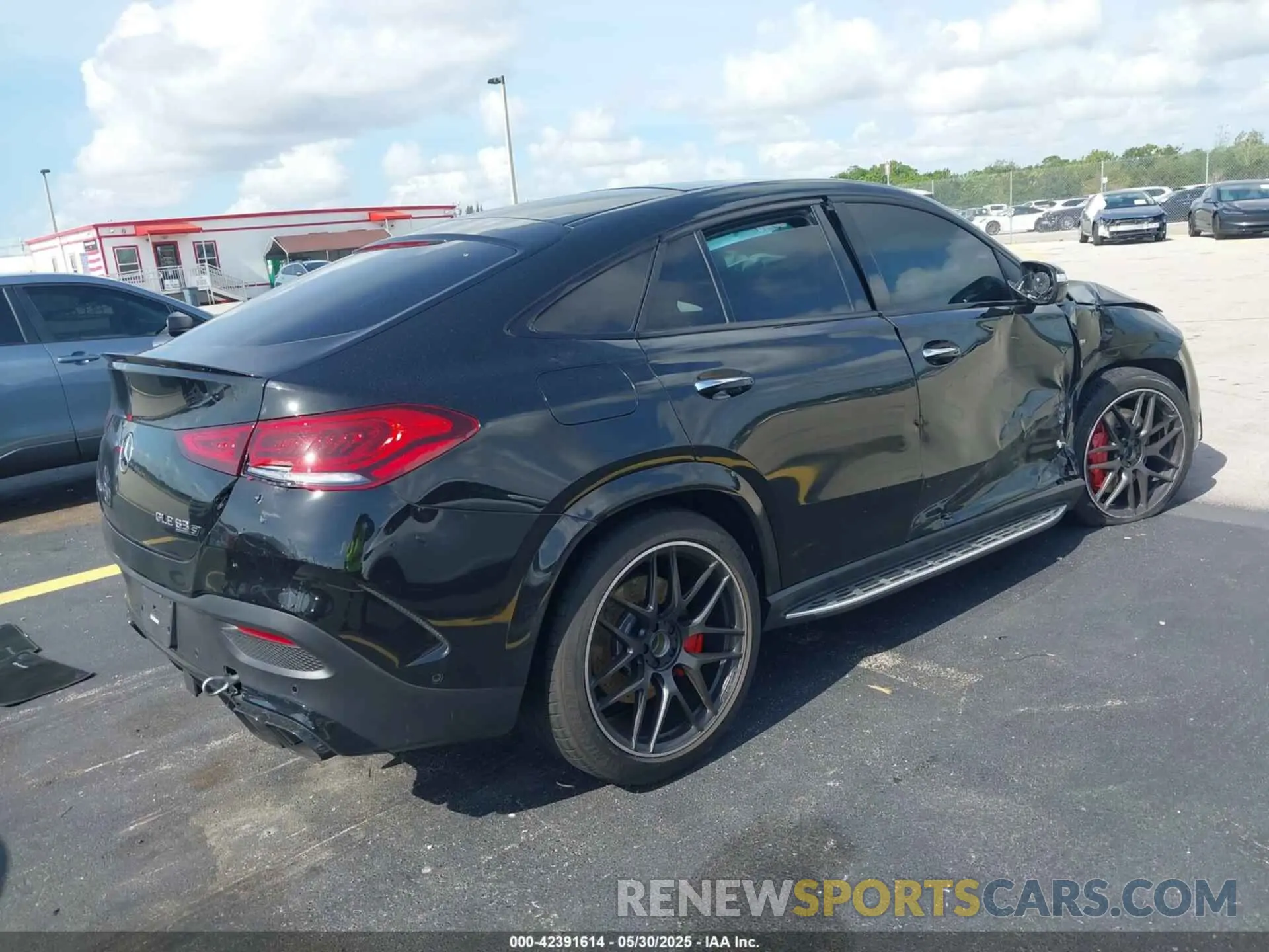 4 fotografías del automóvil dañado 4JGFD8KB8NA782363 MERCEDES-BENZ AMG GLE 63 COUPE 2022