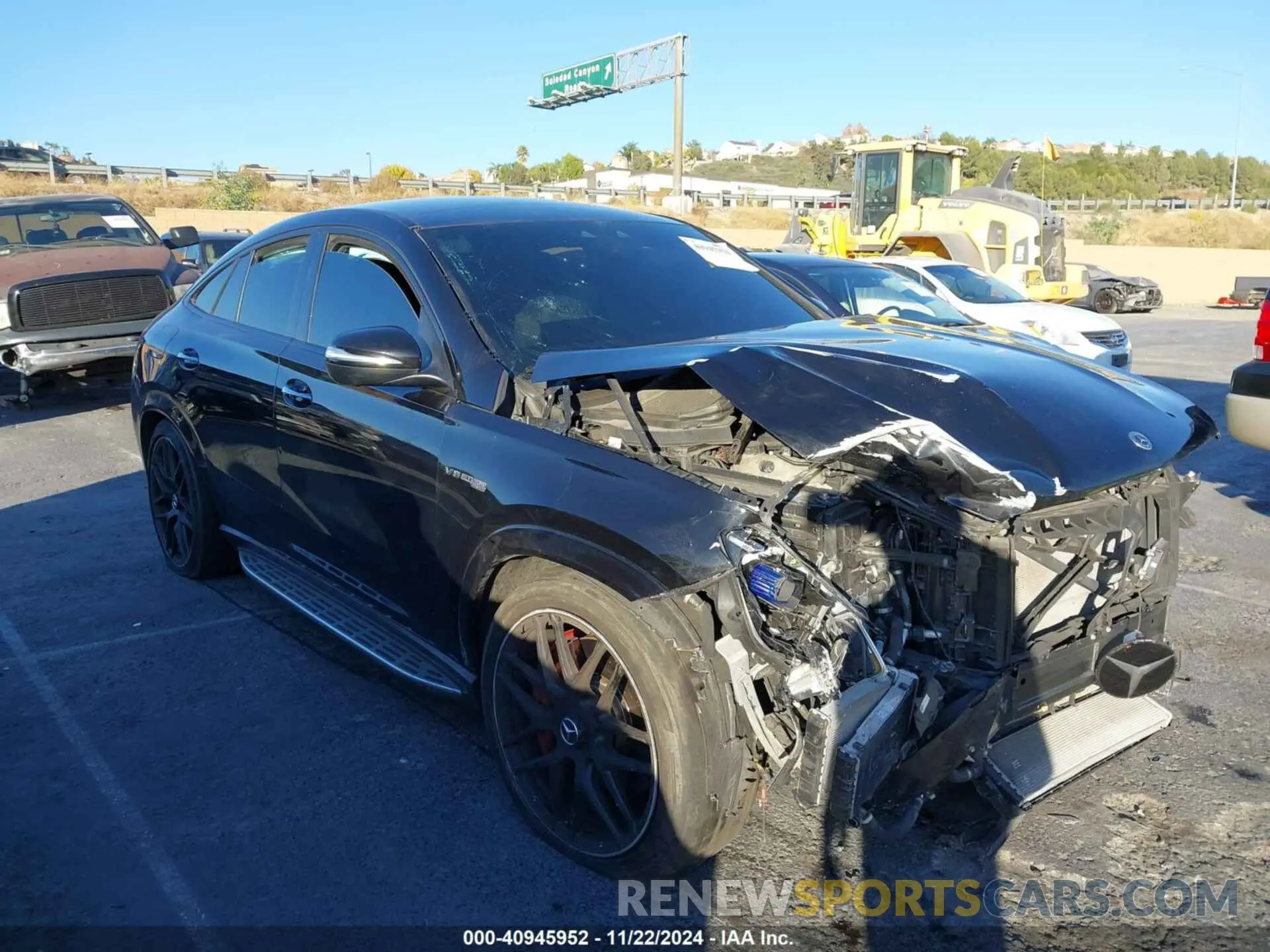 1 fotografías del automóvil dañado 4JGFD8KB8NA783125 MERCEDES-BENZ AMG GLE 63 COUPE 2022