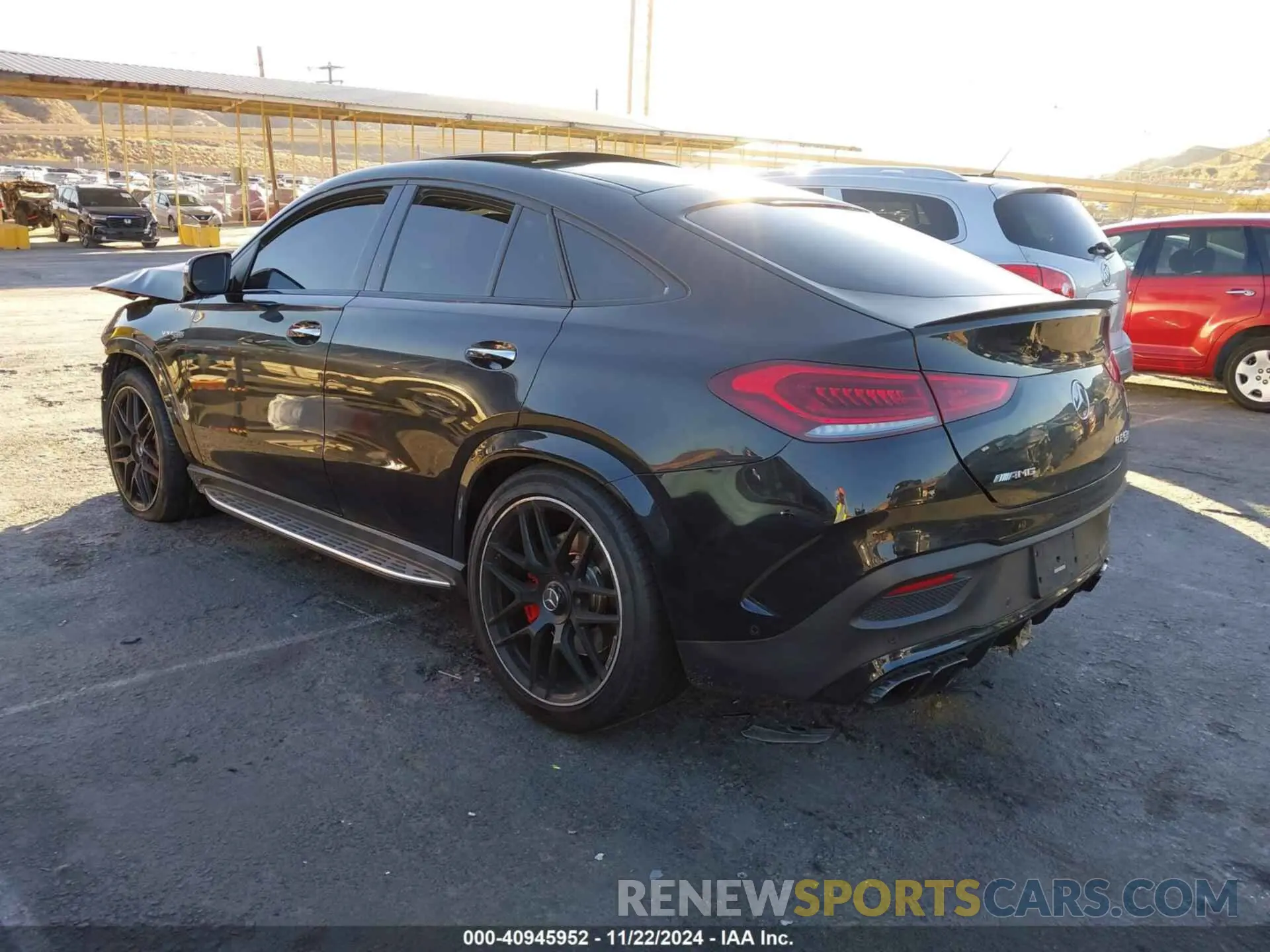 3 fotografías del automóvil dañado 4JGFD8KB8NA783125 MERCEDES-BENZ AMG GLE 63 COUPE 2022