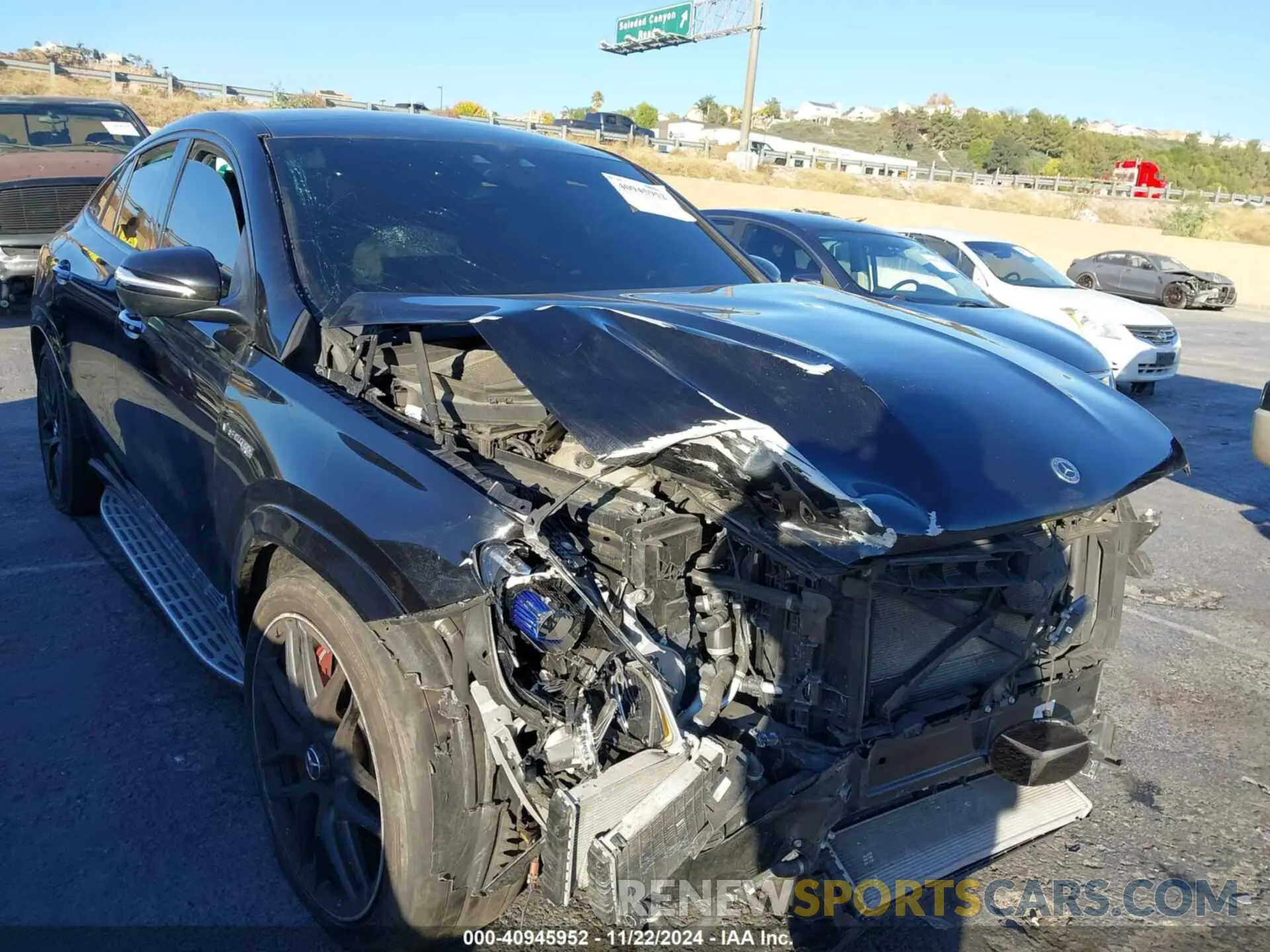 6 fotografías del automóvil dañado 4JGFD8KB8NA783125 MERCEDES-BENZ AMG GLE 63 COUPE 2022
